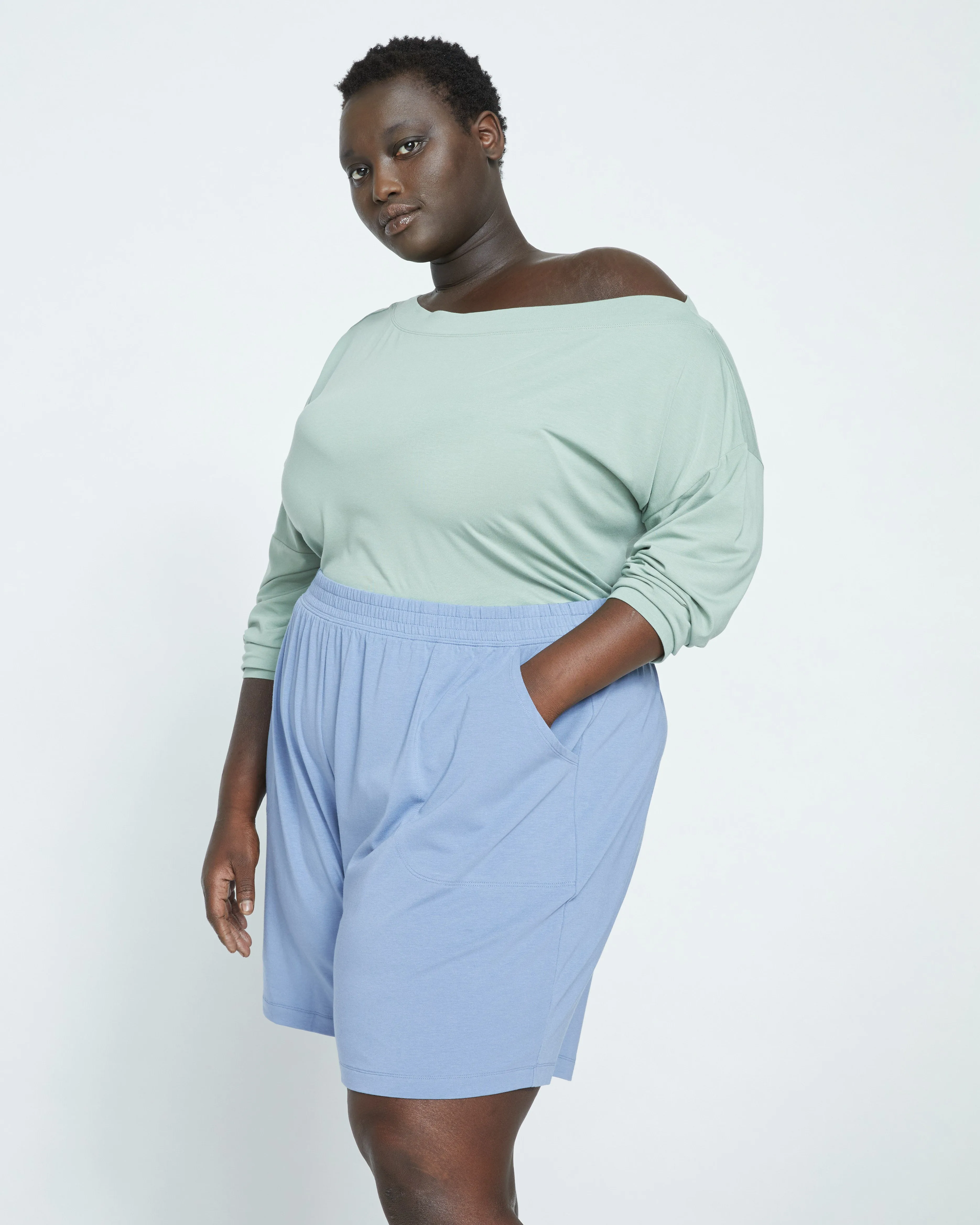 UltimateS Lorelai Lounge Shorts - Pressed Pansy sold by Universal Standard product image thumbnail 3