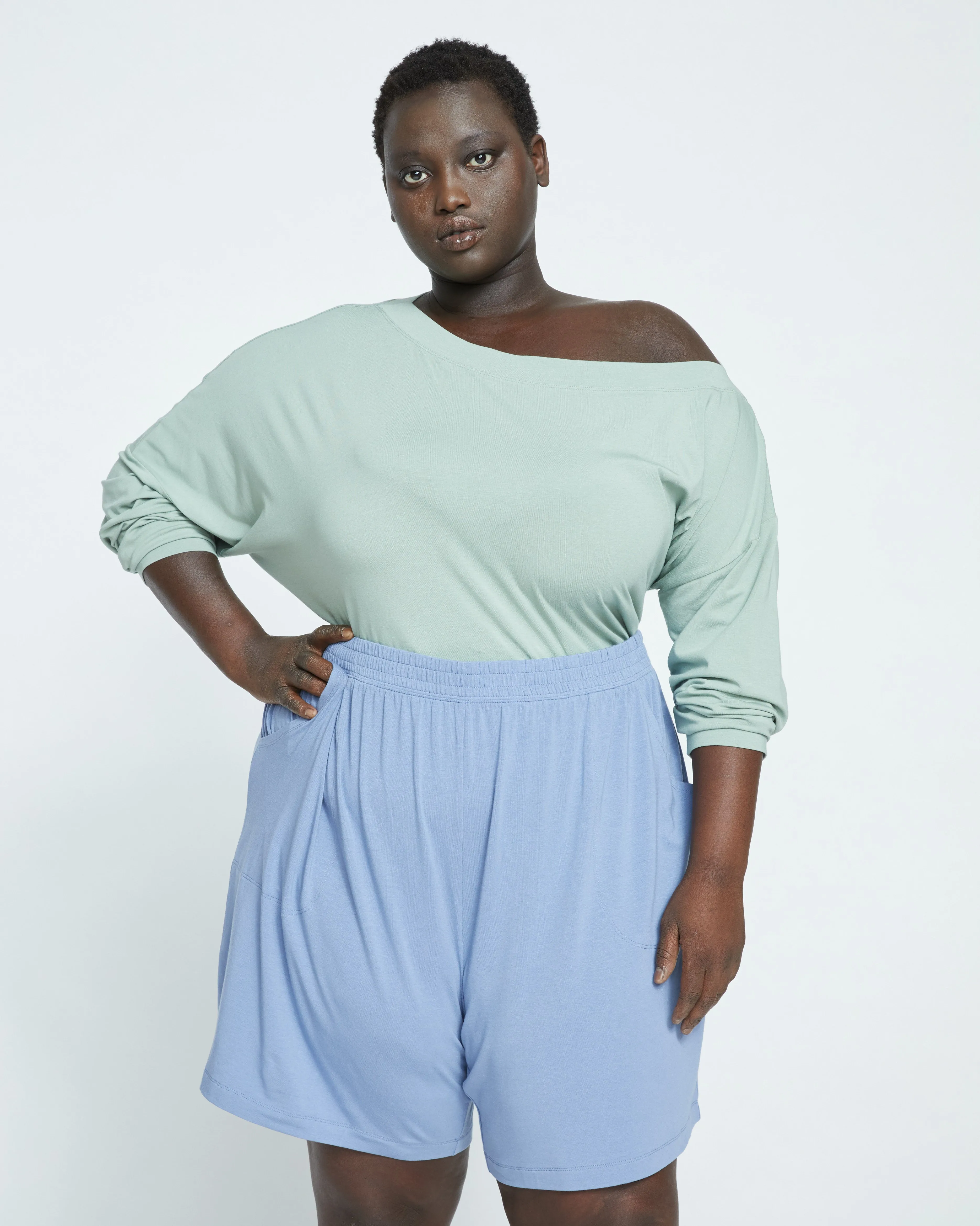 UltimateS Lorelai Lounge Shorts - Pressed Pansy sold by Universal Standard product image thumbnail 2