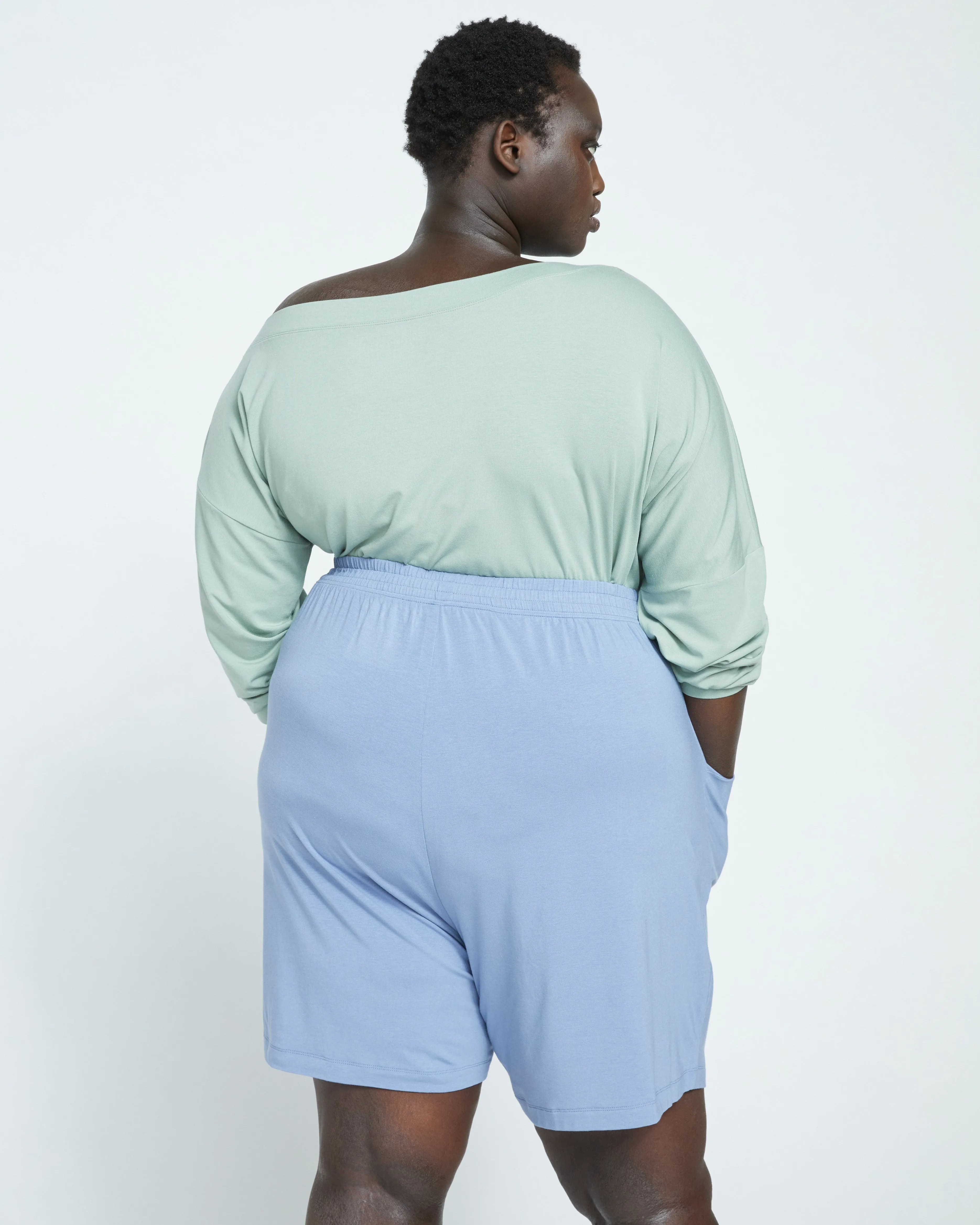 UltimateS Lorelai Lounge Shorts - Pressed Pansy sold by Universal Standard product image thumbnail 4