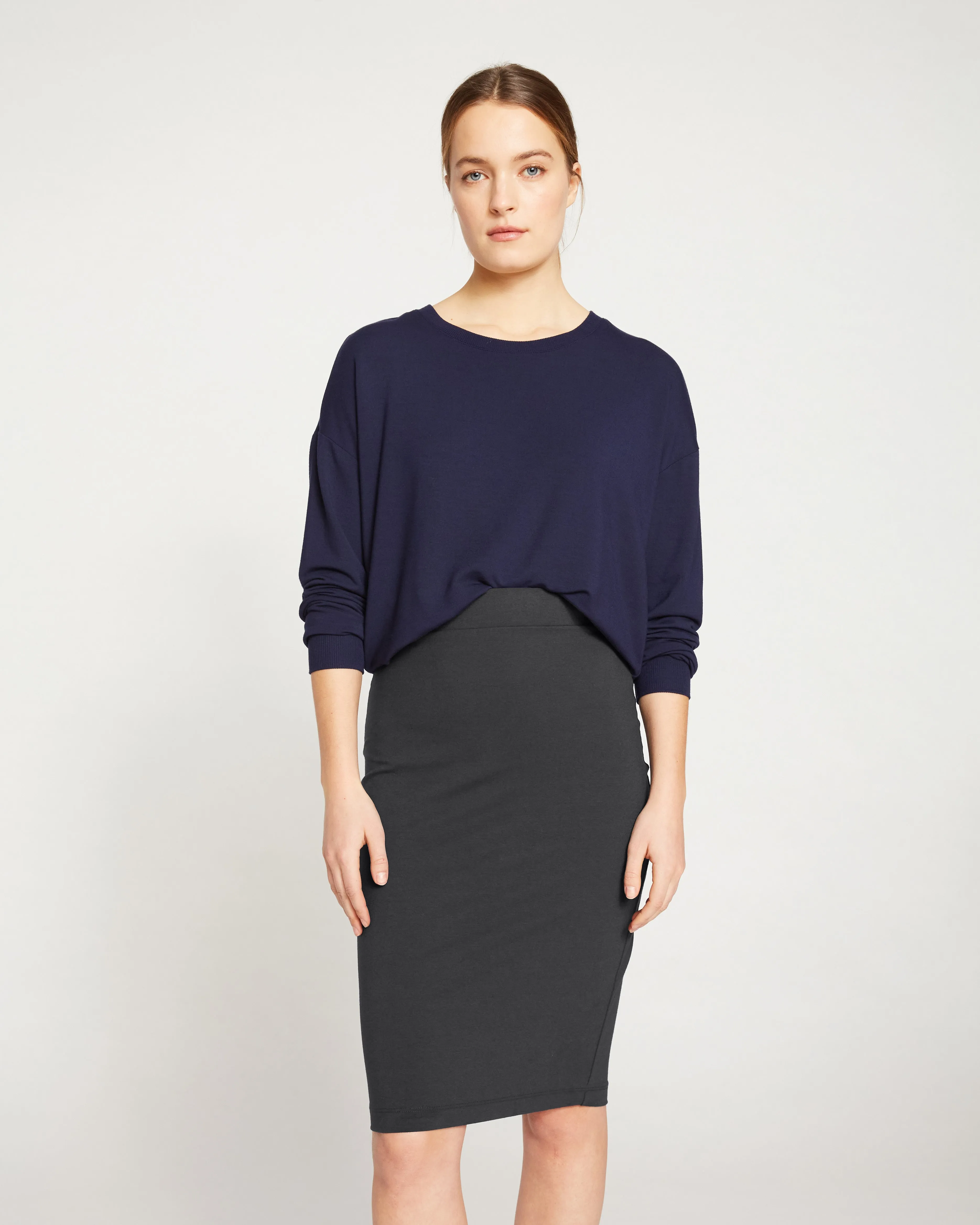 Danube Ponte Skirt - Graphite sold by Universal Standard product image thumbnail 2