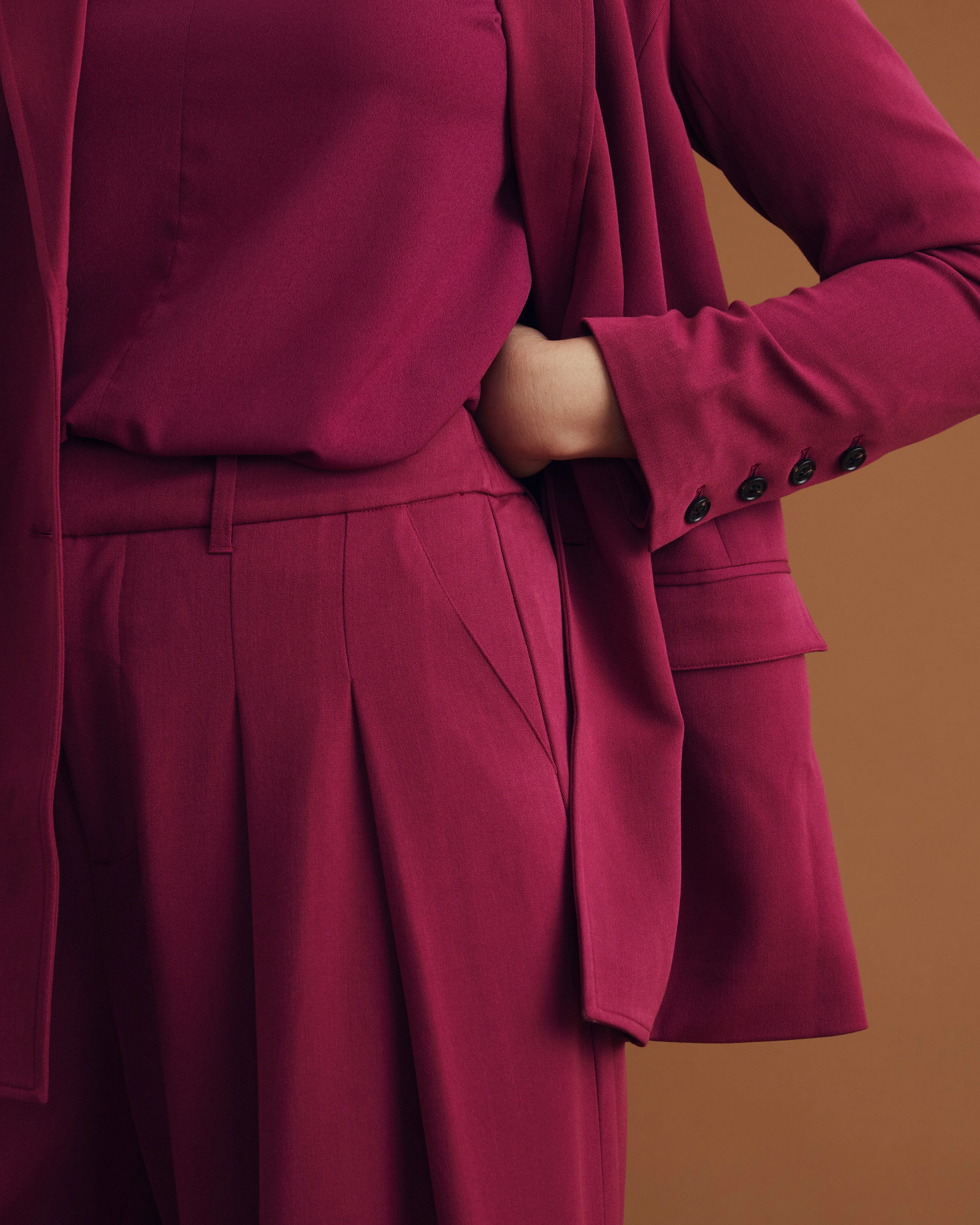 All Day Palais Wide Leg Pants - Goji Berry sold by Universal Standard product image thumbnail 3