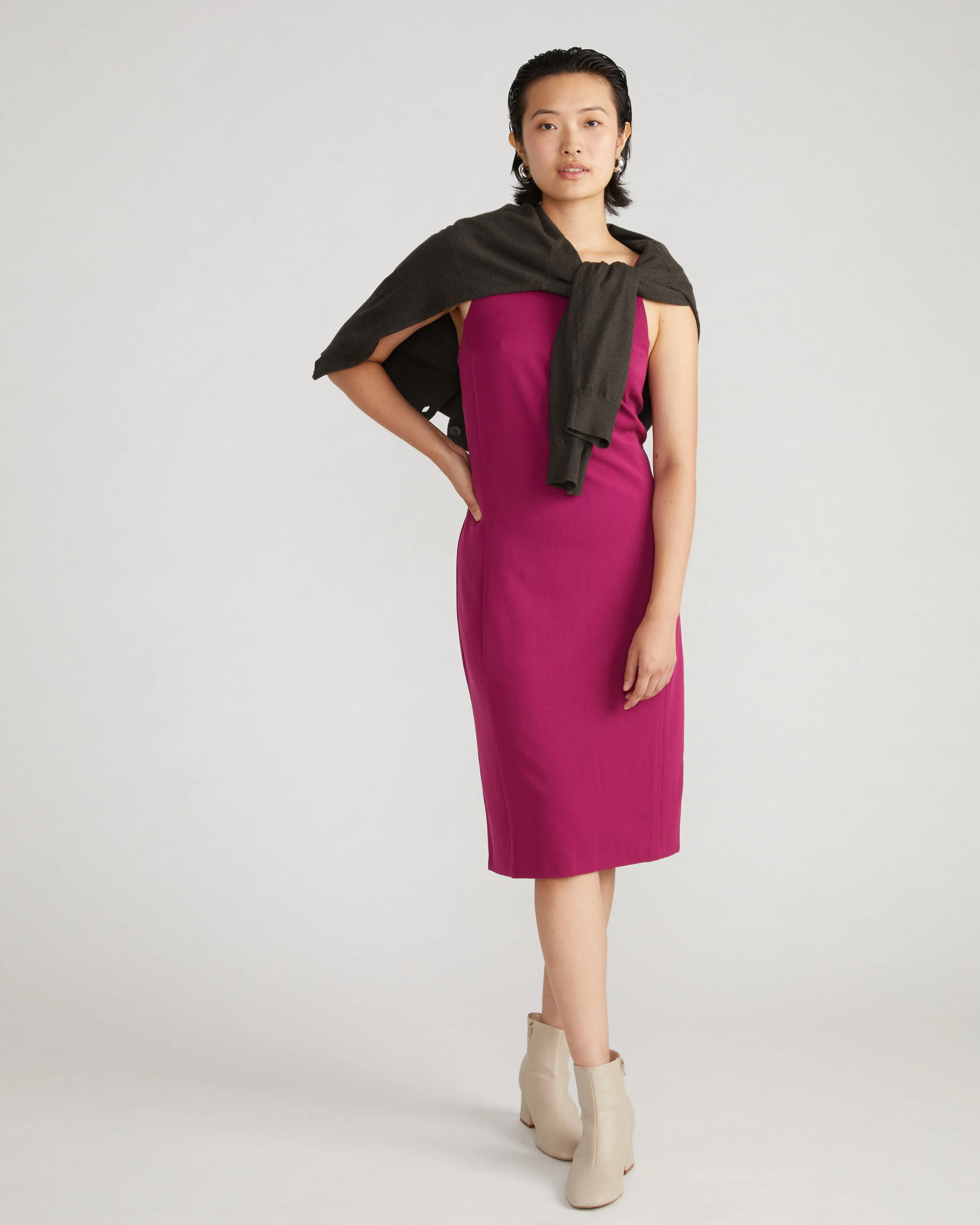 All Day Vendome Shift Dress - Goji Berry sold by Universal Standard product image thumbnail 3