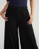 Pam Pintuck Wide Leg Ponte Pants - Black sold by Universal Standard