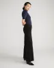 Pam Pintuck Wide Leg Ponte Pants - Black sold by Universal Standard