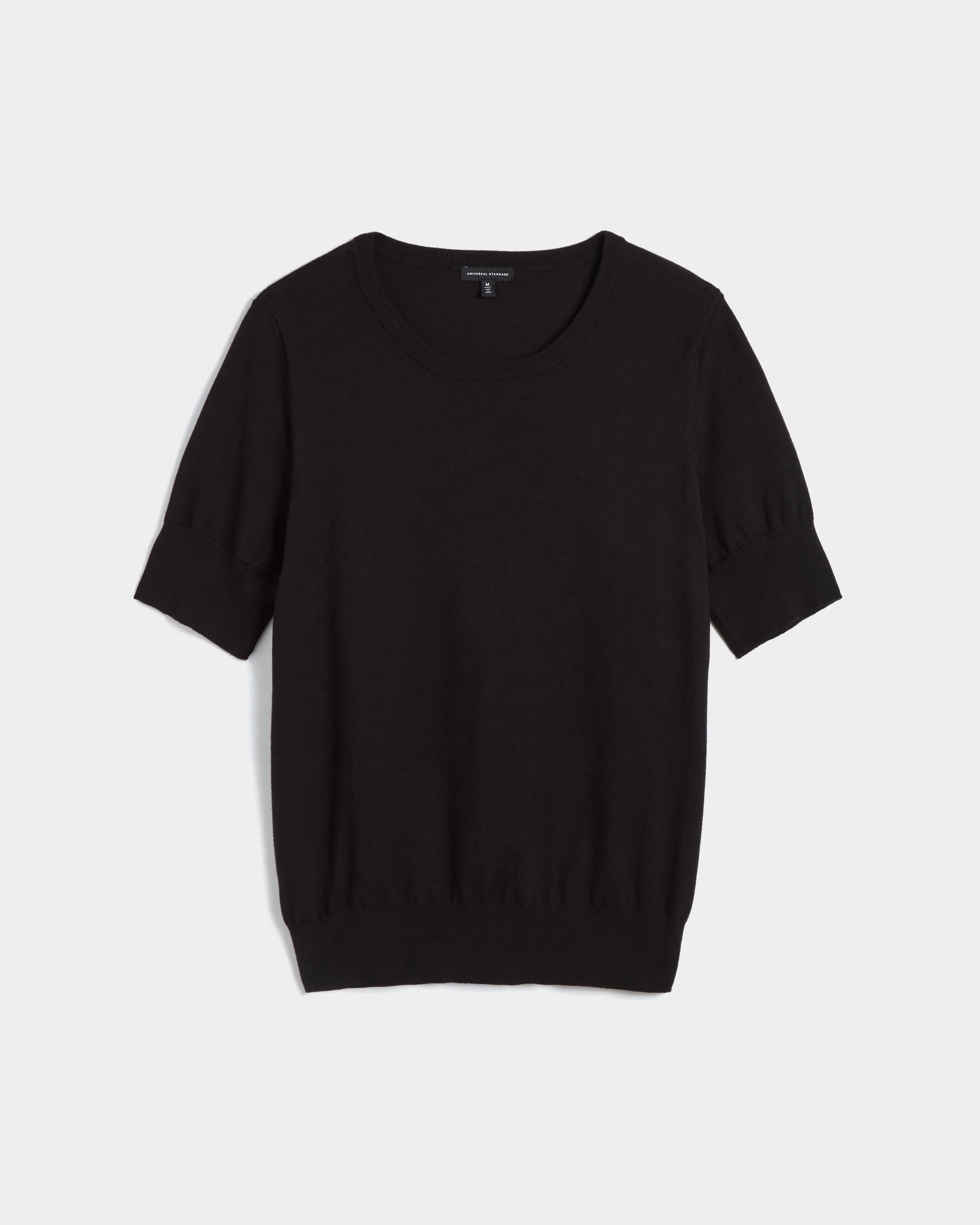 Savvy Fine Knit Sweater Top - Black sold by Universal Standard product image thumbnail 2