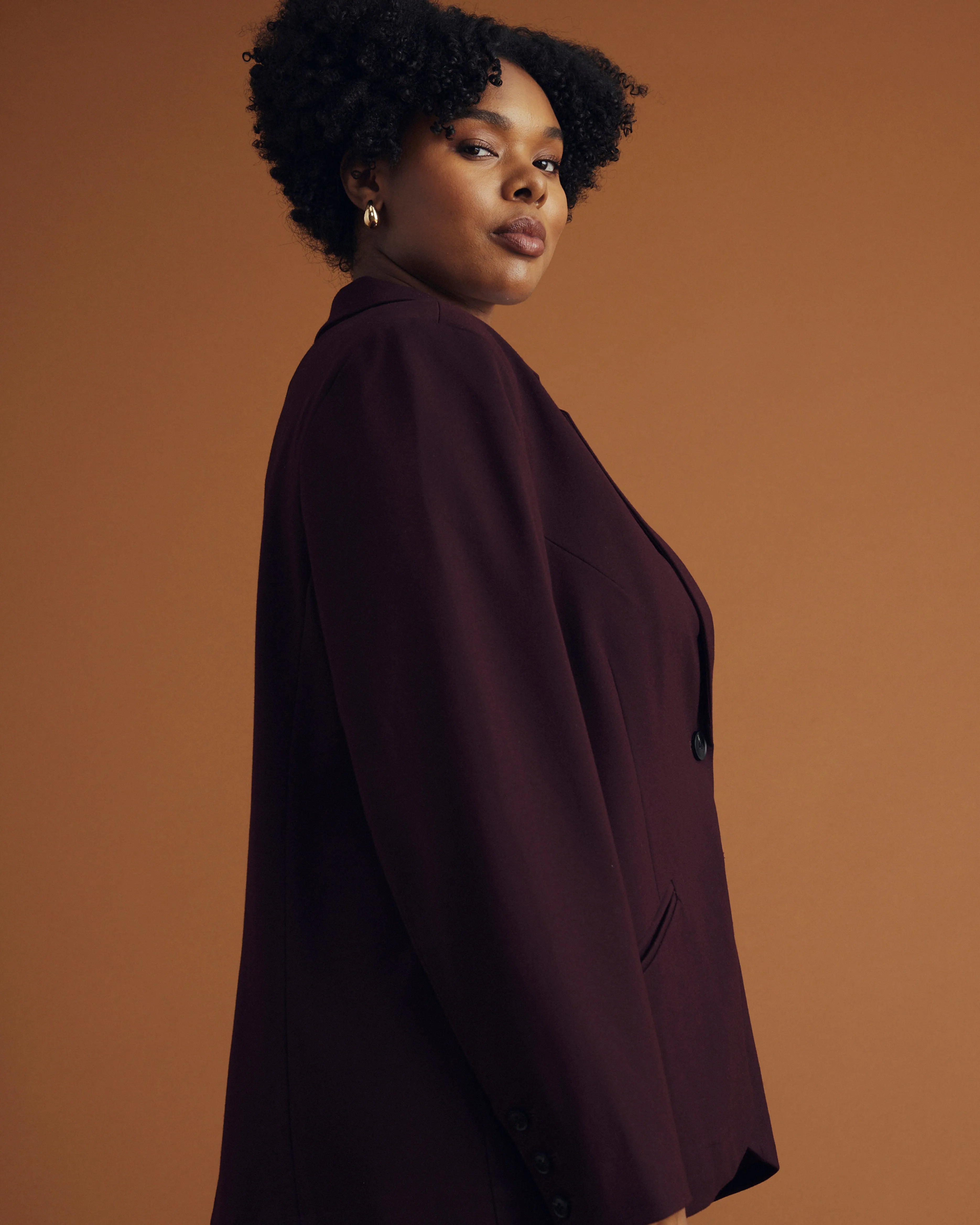 Beas Ponte Blazer - Black Cherry sold by Universal Standard product image thumbnail 2