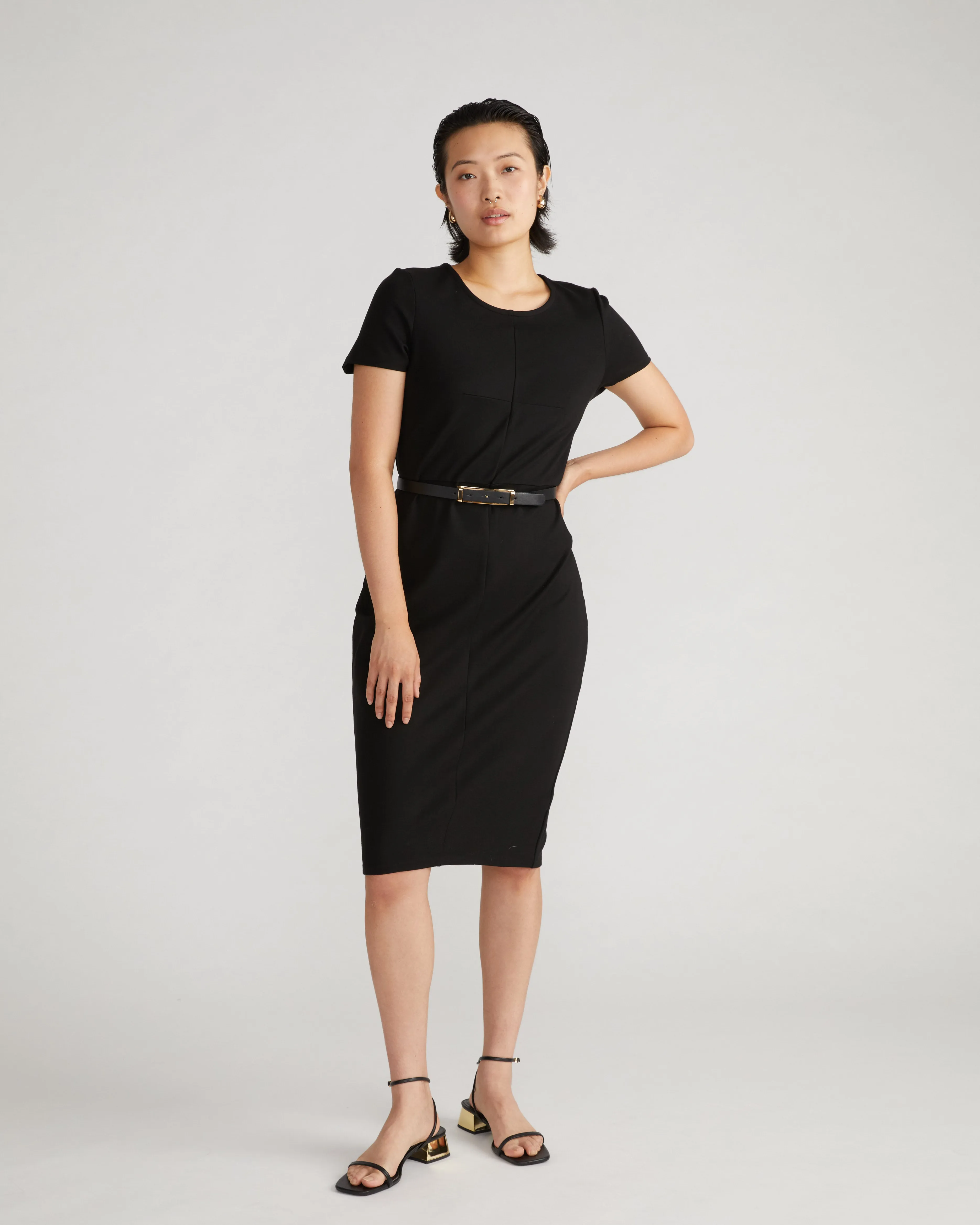 Executive Ponte Dress - Black sold by Universal Standard product image thumbnail 2