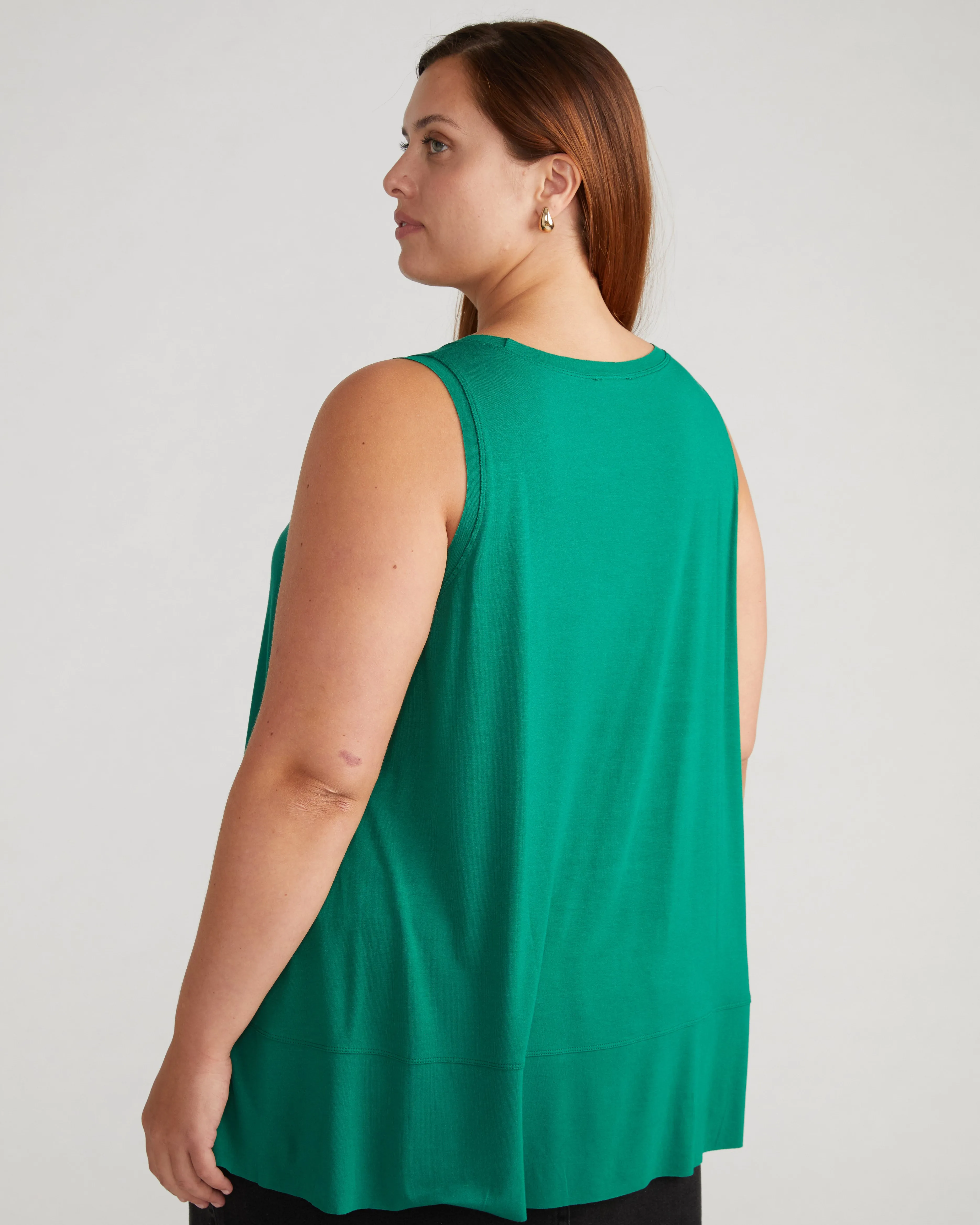 Hudson Liquid Jersey Tank - Lily Pad sold by Universal Standard product image thumbnail 3