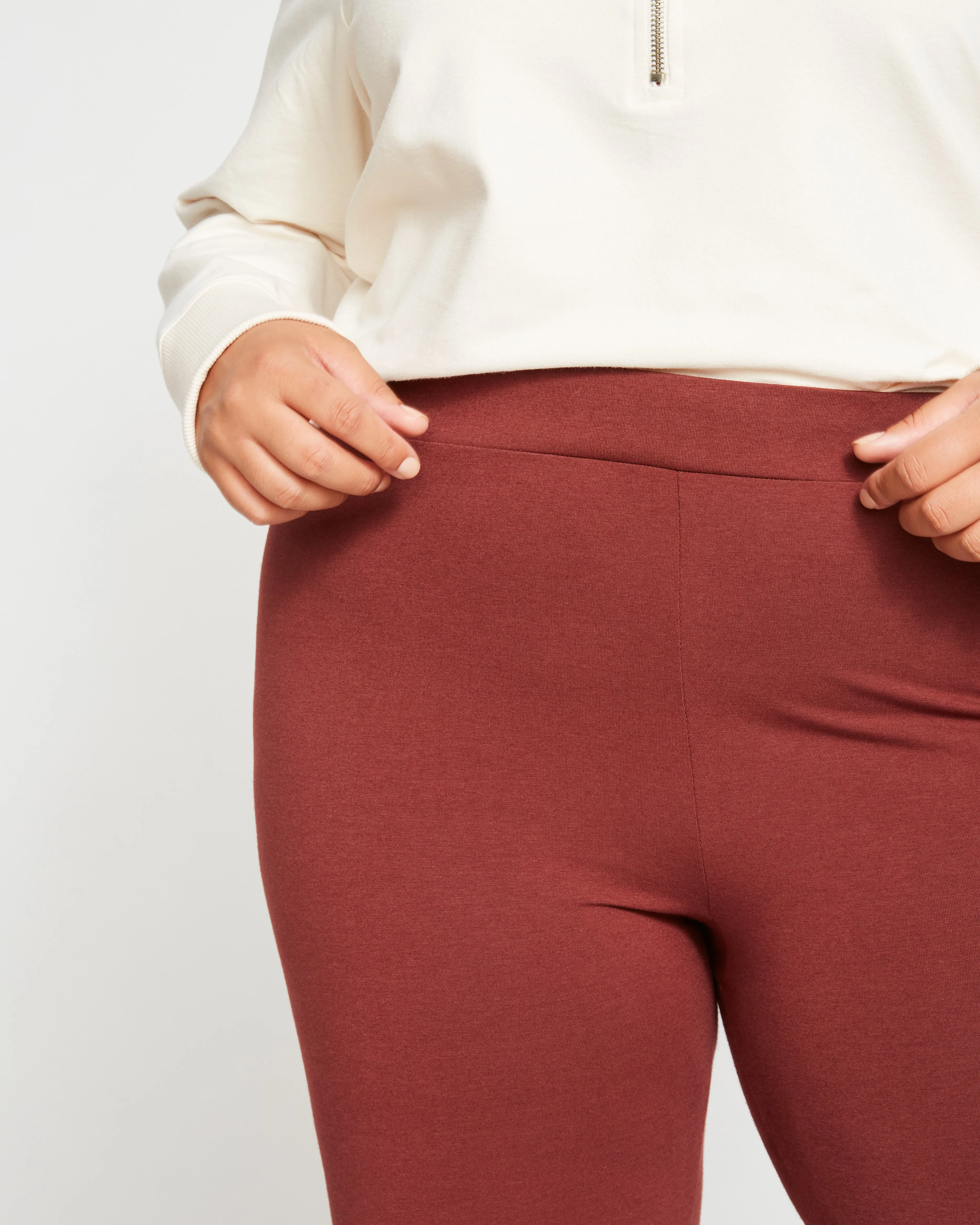 Roya Leggings 27 Inch - Burnt Red sold by Universal Standard product image thumbnail 2