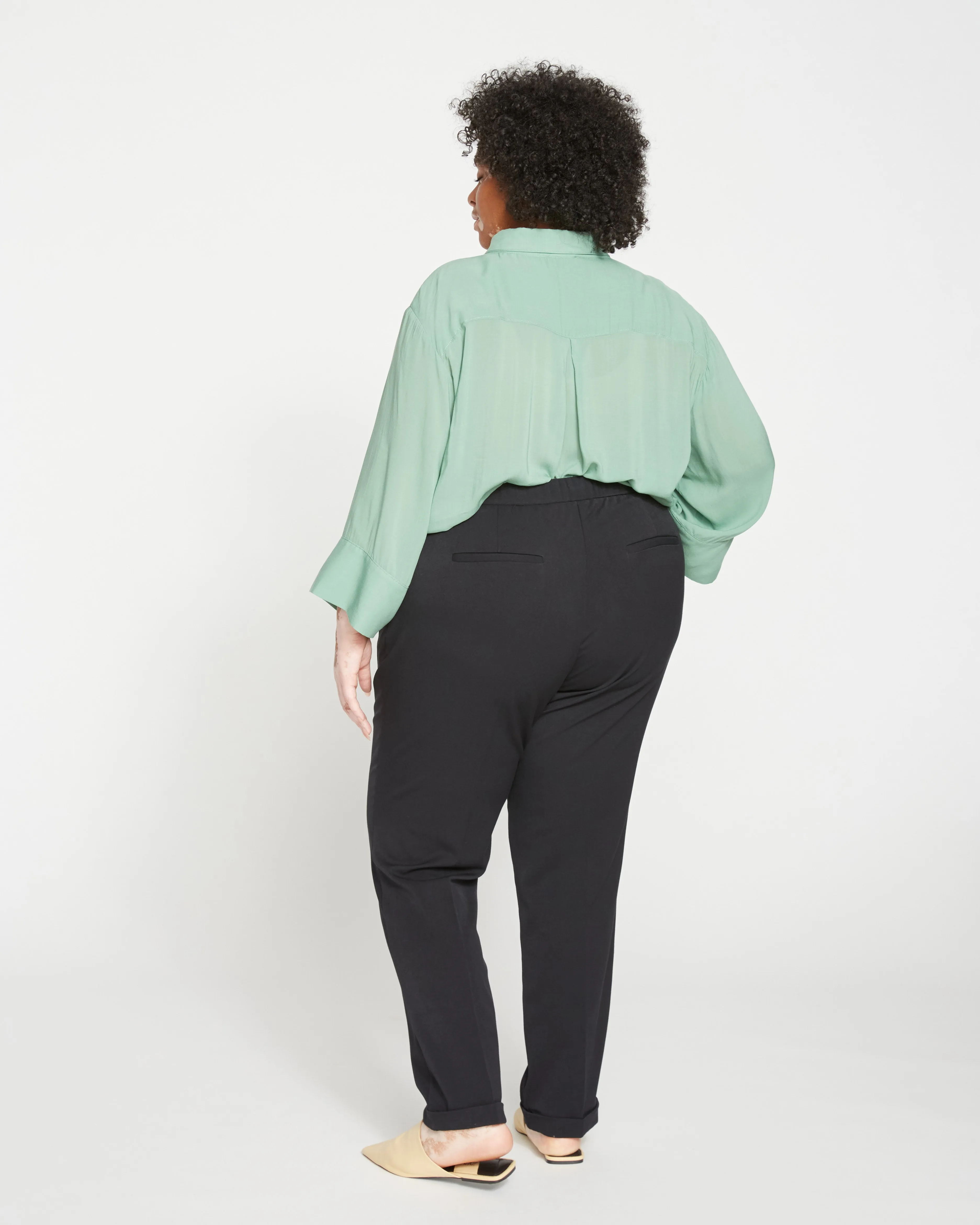 All Day Cuffed Cigarette Pants - Black sold by Universal Standard product image thumbnail 4