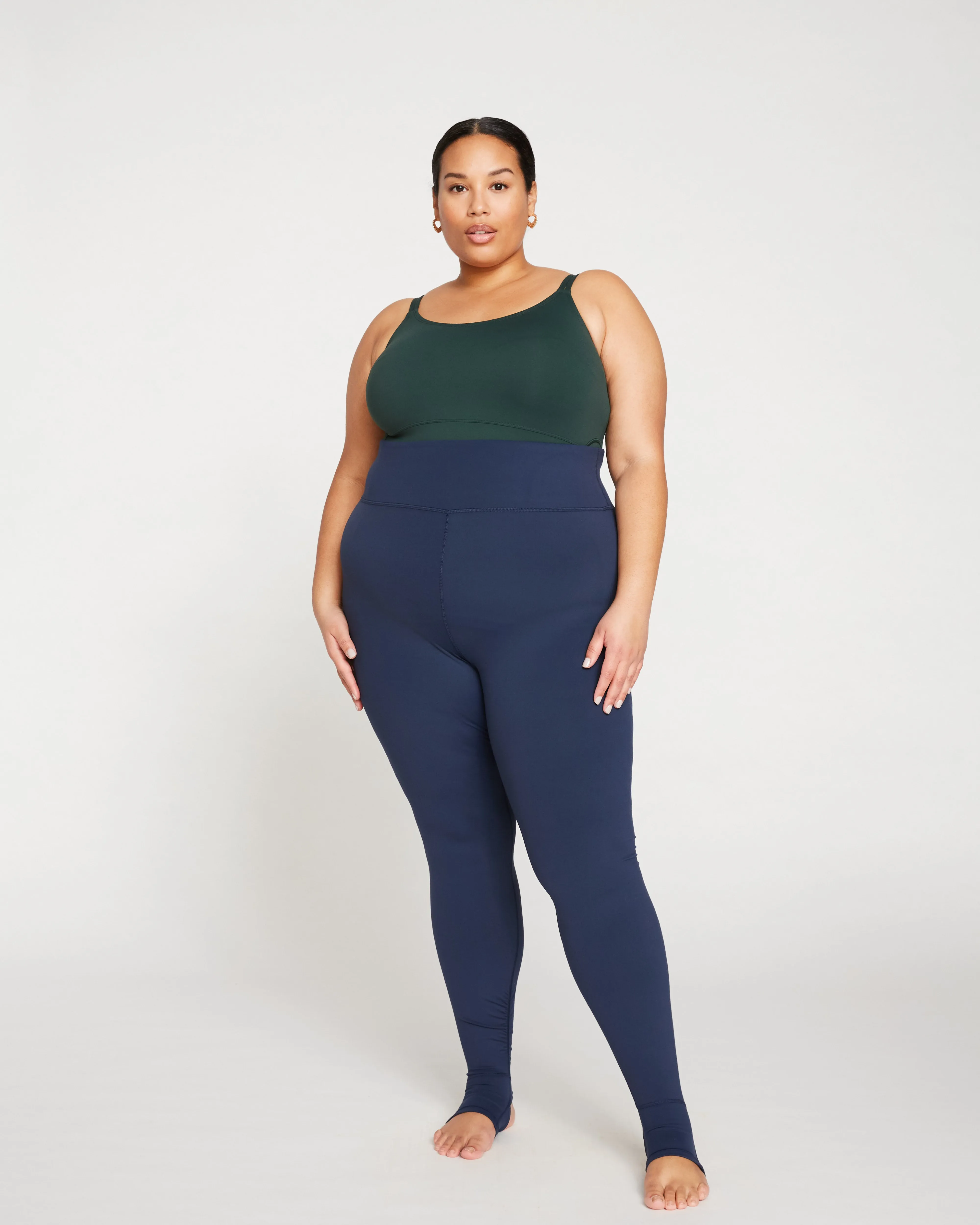 Next-to-Naked Stirrup Legging - Navy sold by Universal Standard