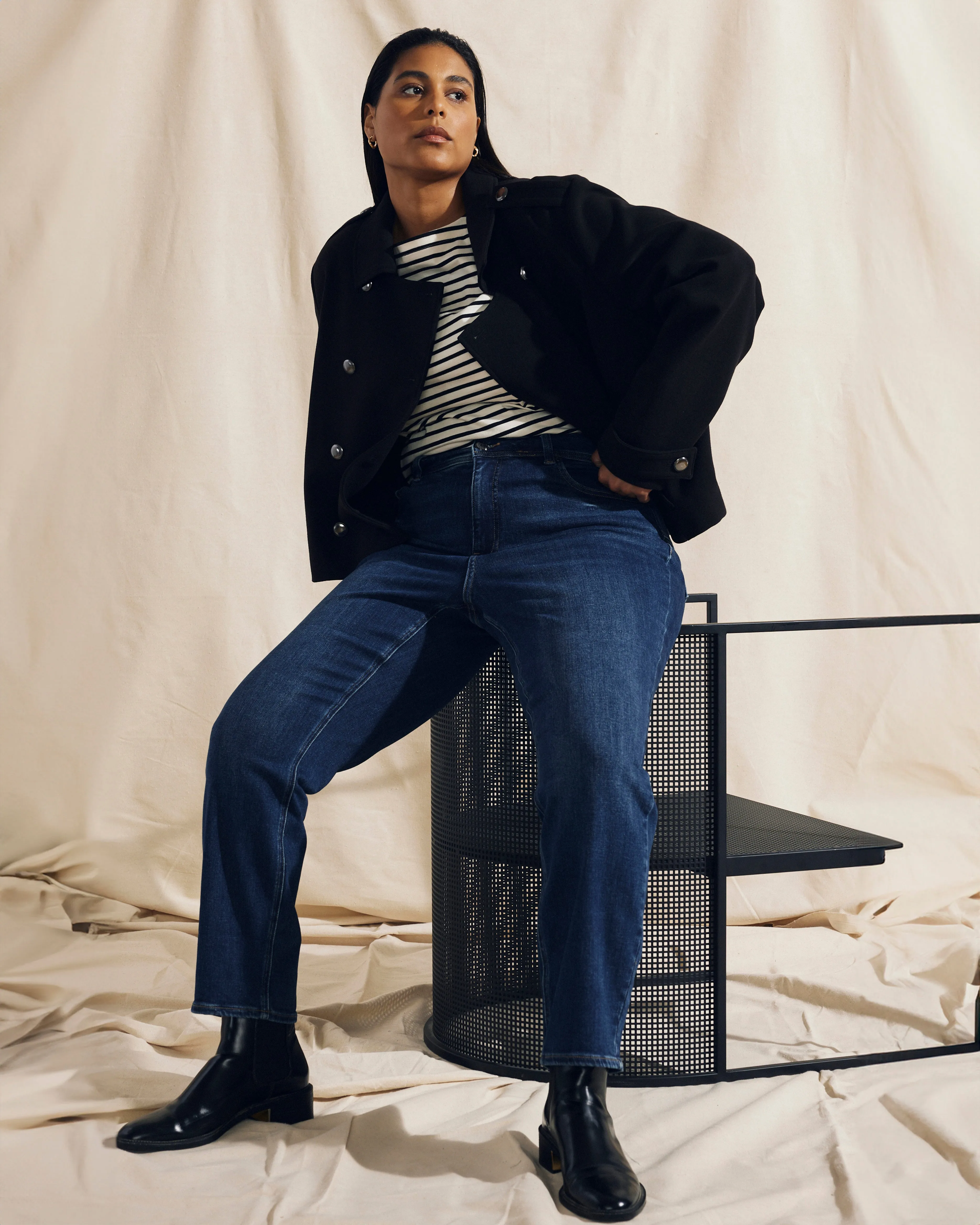 Perfect Jeans - Naval Blue Wash sold by Universal Standard product image thumbnail 5