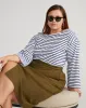 Wooster Linen Skirt - Budding Stem sold by Universal Standard