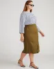 Wooster Linen Skirt - Budding Stem sold by Universal Standard