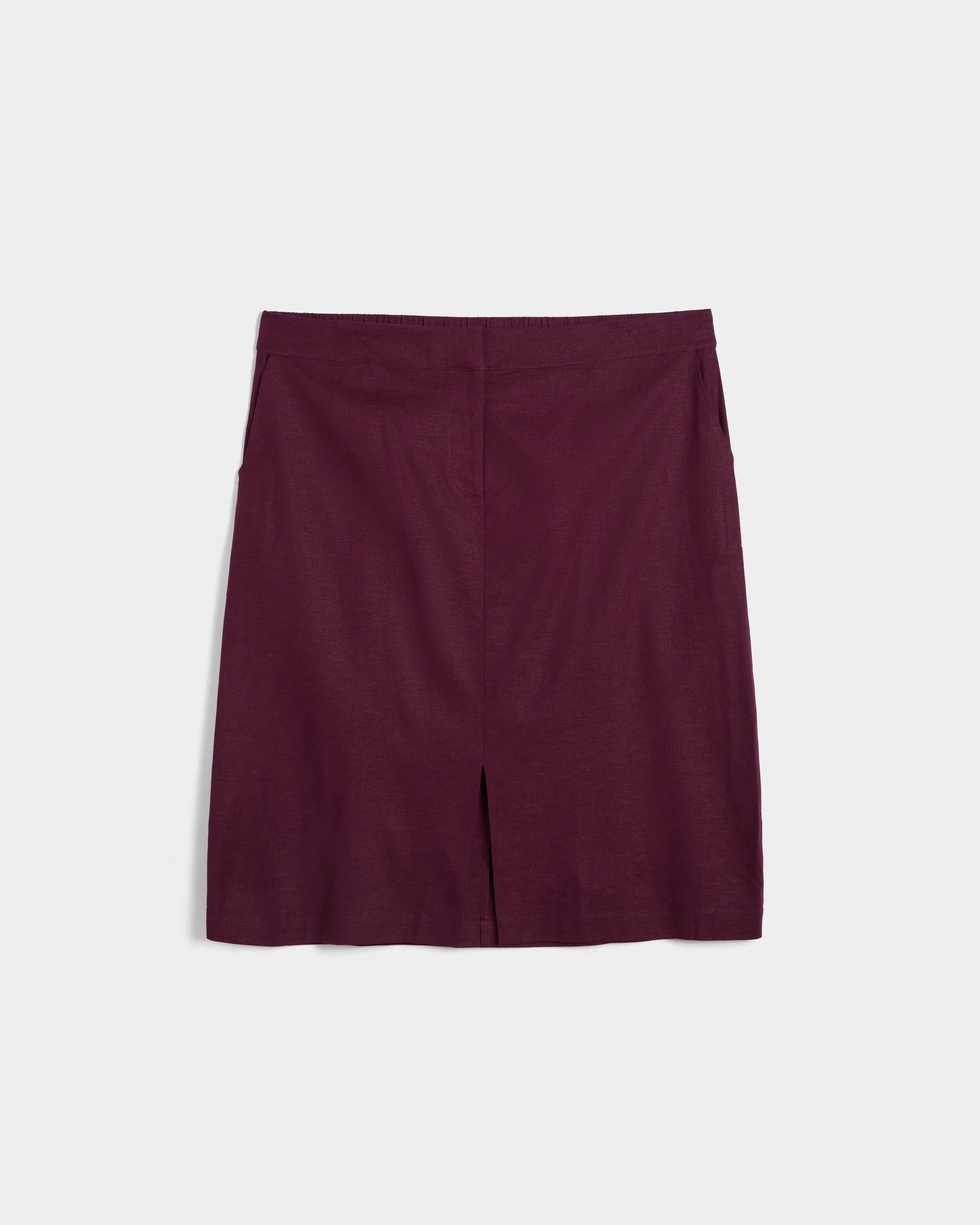 Wooster Linen Skirt - Acai sold by Universal Standard