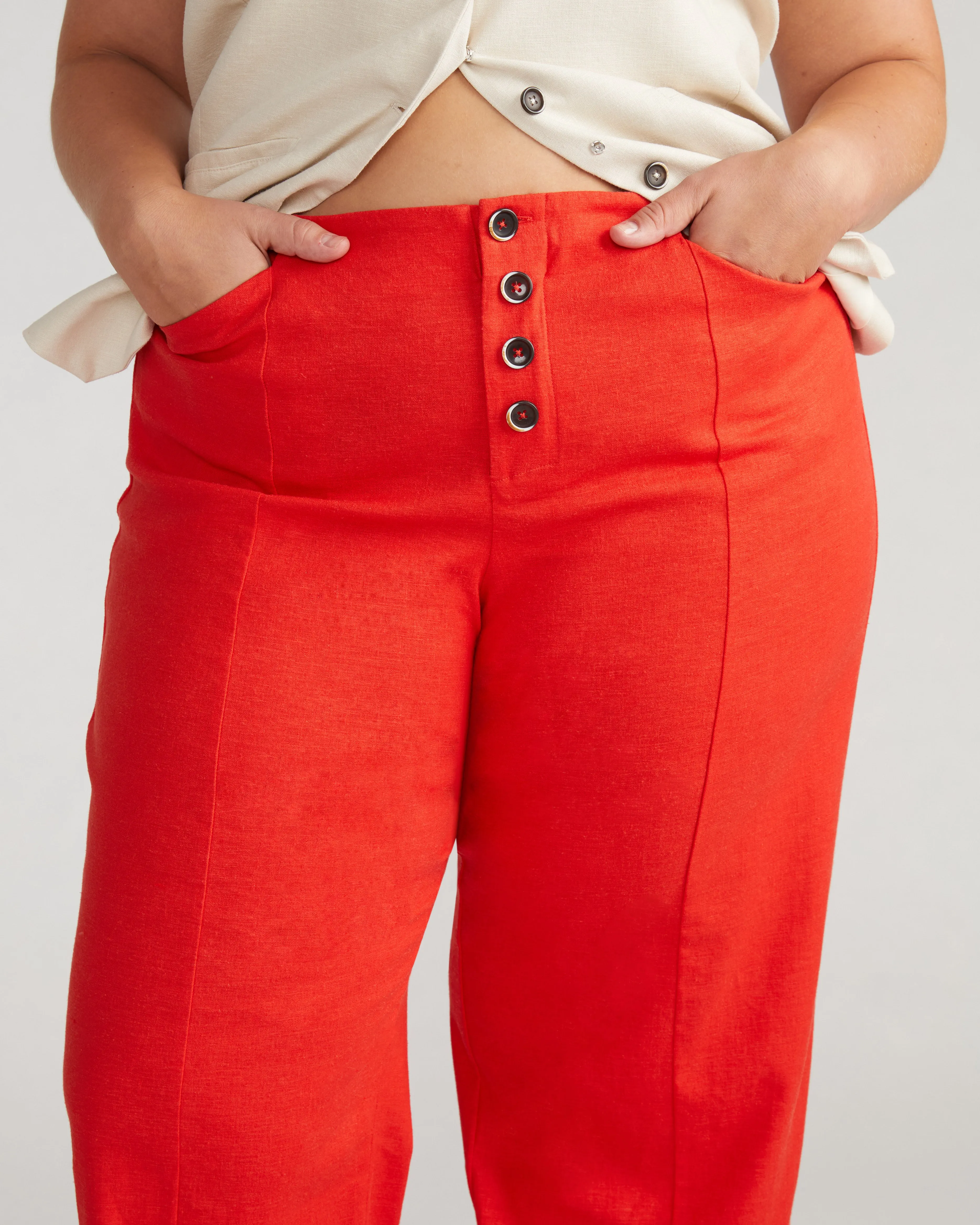 Coastal Linen Pants - Shoreline Sunset sold by Universal Standard product image thumbnail 2