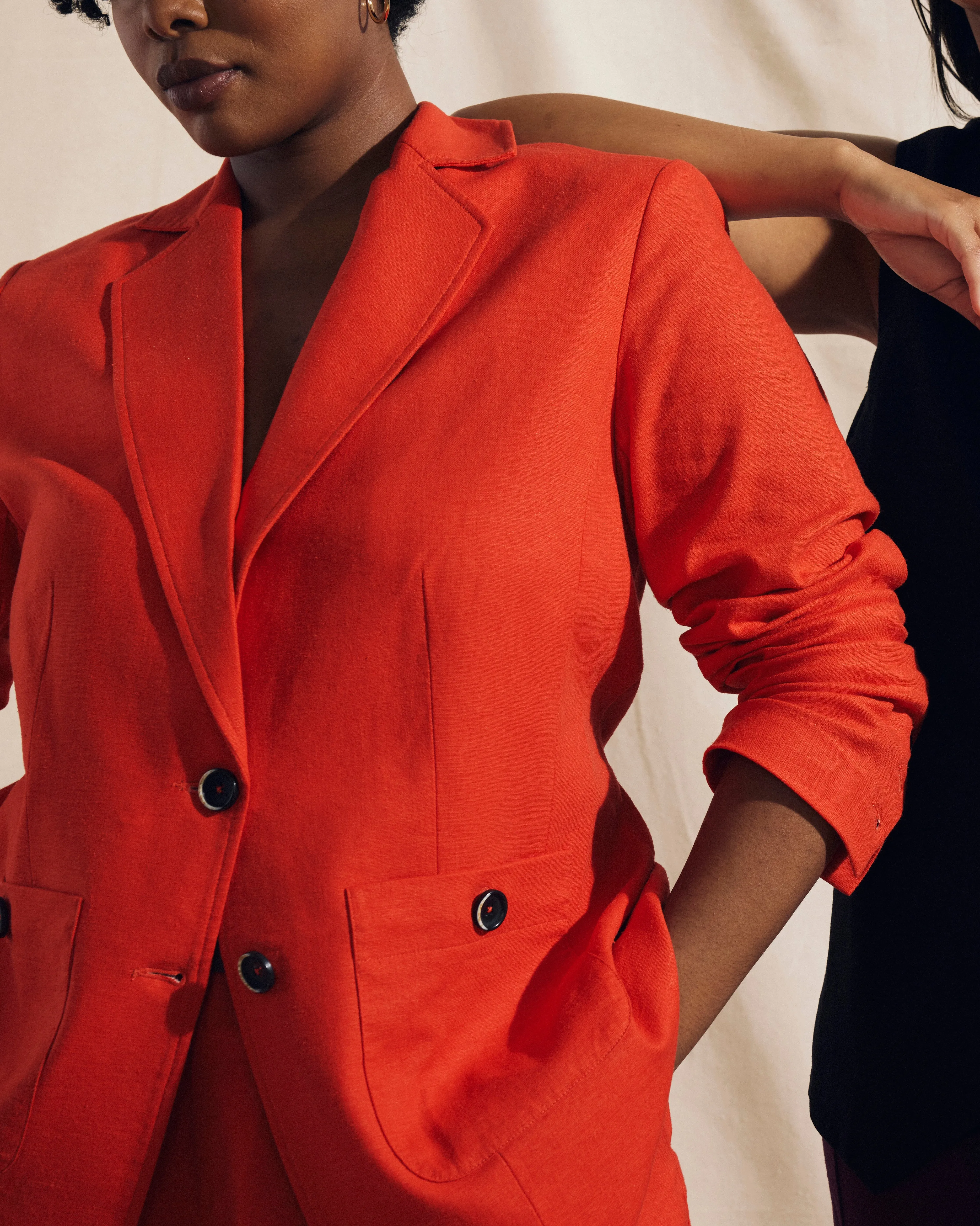 Coastal Linen Blazer - Shoreline Sunset sold by Universal Standard product image thumbnail 5