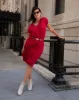 Minetta Liquid Jersey Dress - New York Red sold by Universal Standard