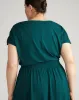 Minetta Liquid Jersey Dress - Forest Green sold by Universal Standard