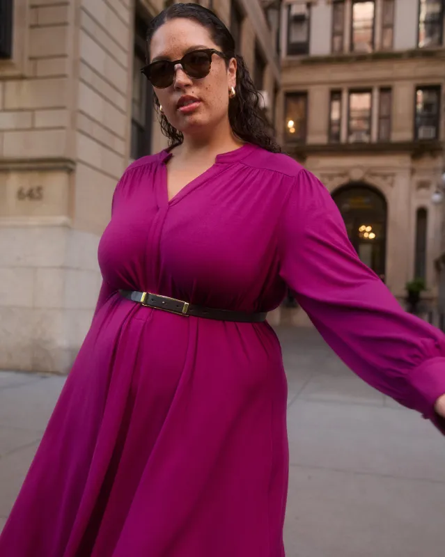 Gramercy Liquid Jersey Dress - Rothko Purple sold by Universal Standard