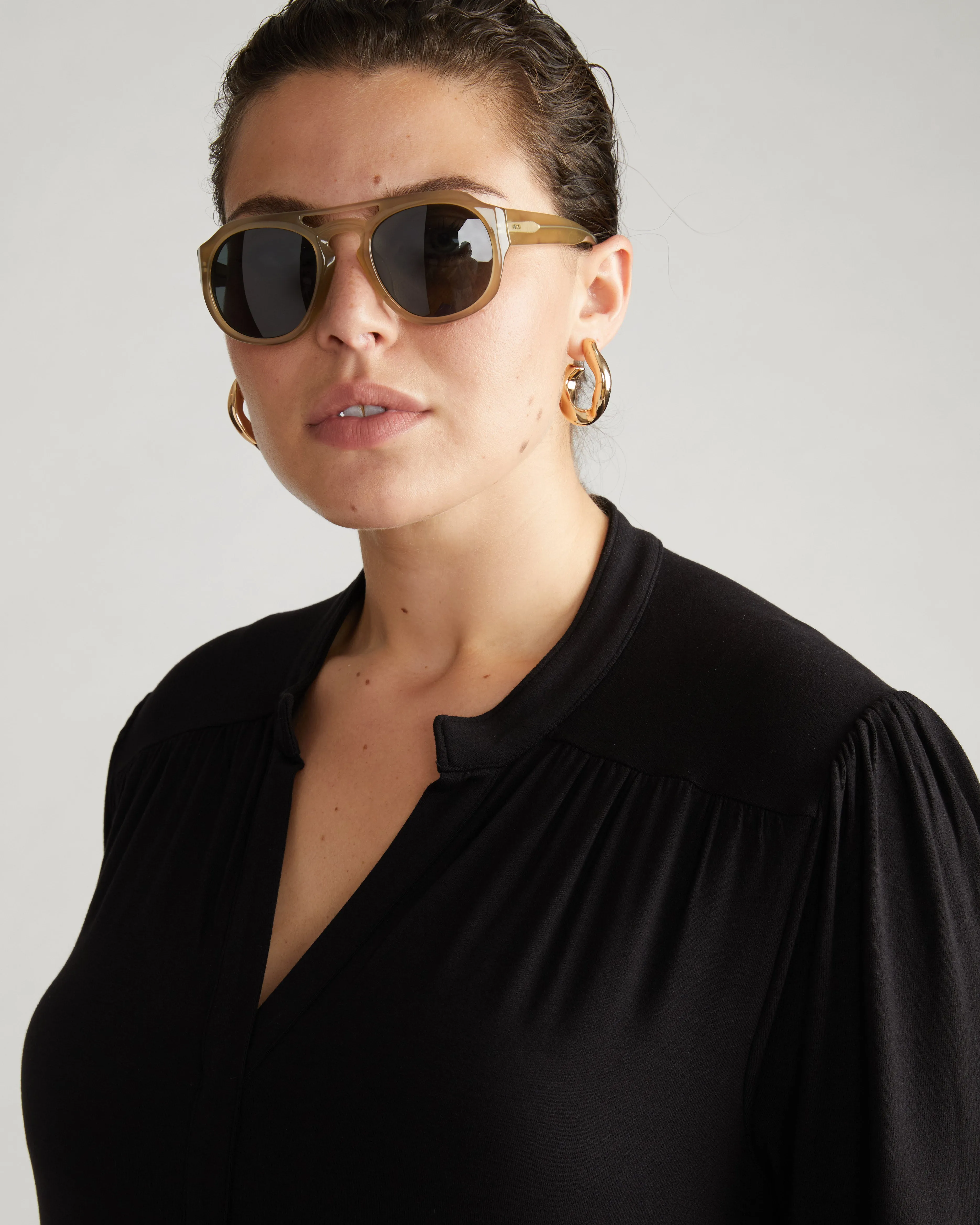 Gramercy Liquid Jersey Dress - Black sold by Universal Standard product image thumbnail 3