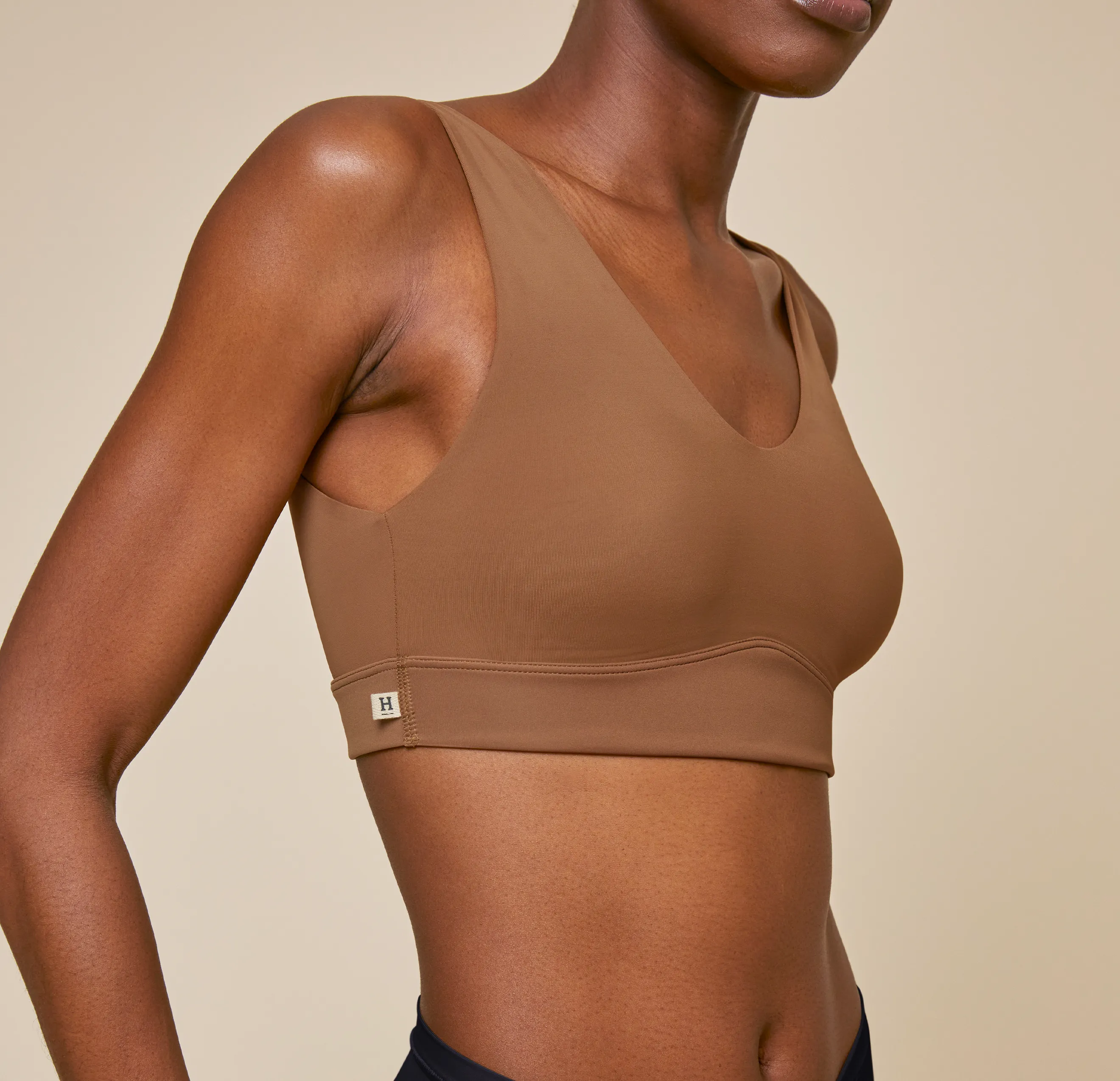 Bliss Bralette - Brown sold by Universal Standard