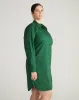 Stretch Poplin Rubicon Shirtdress - Kelly Green sold by Universal Standard