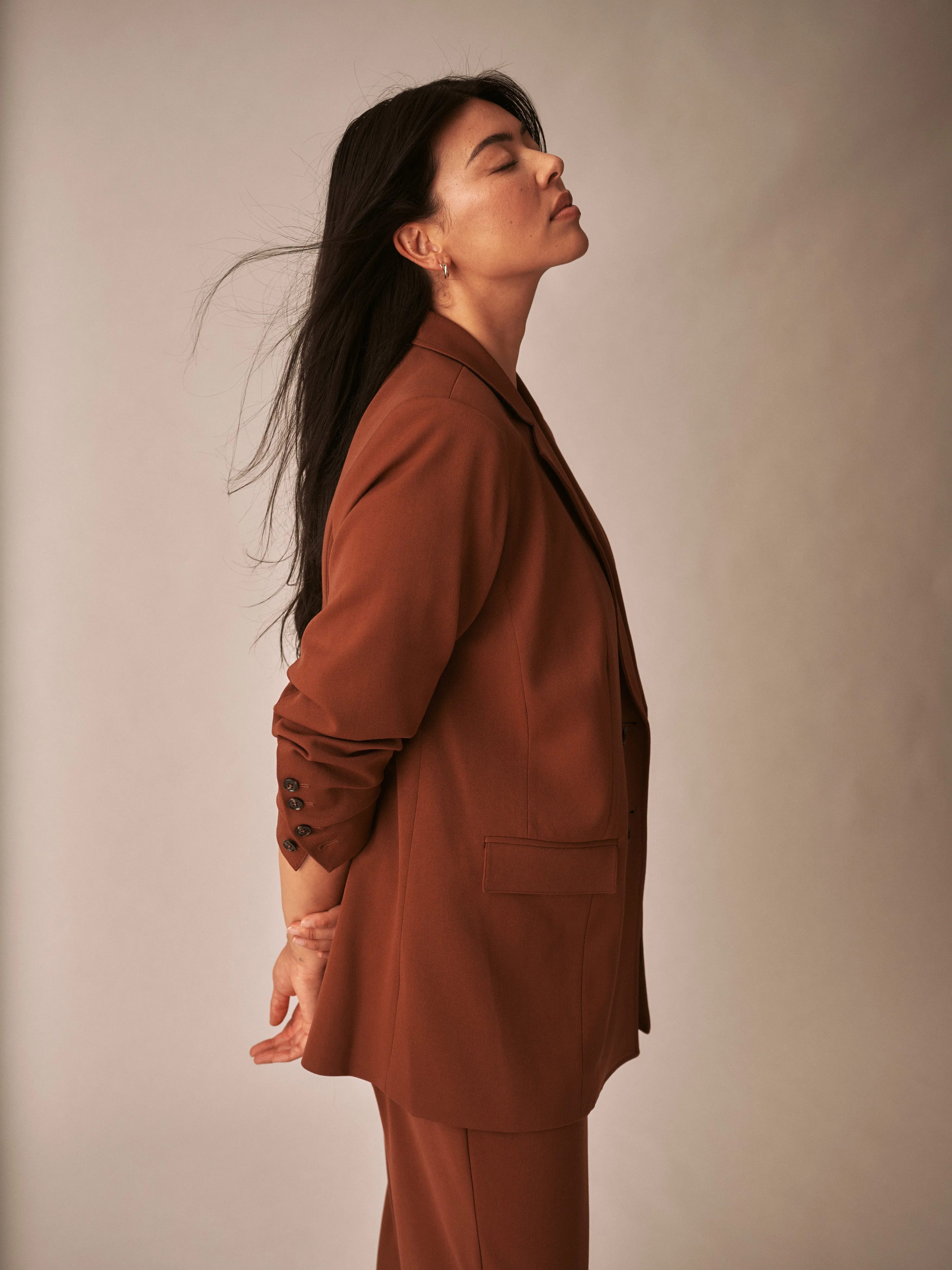 All Day Warren Double Breasted Blazer - Pony sold by Universal Standard product image thumbnail 3