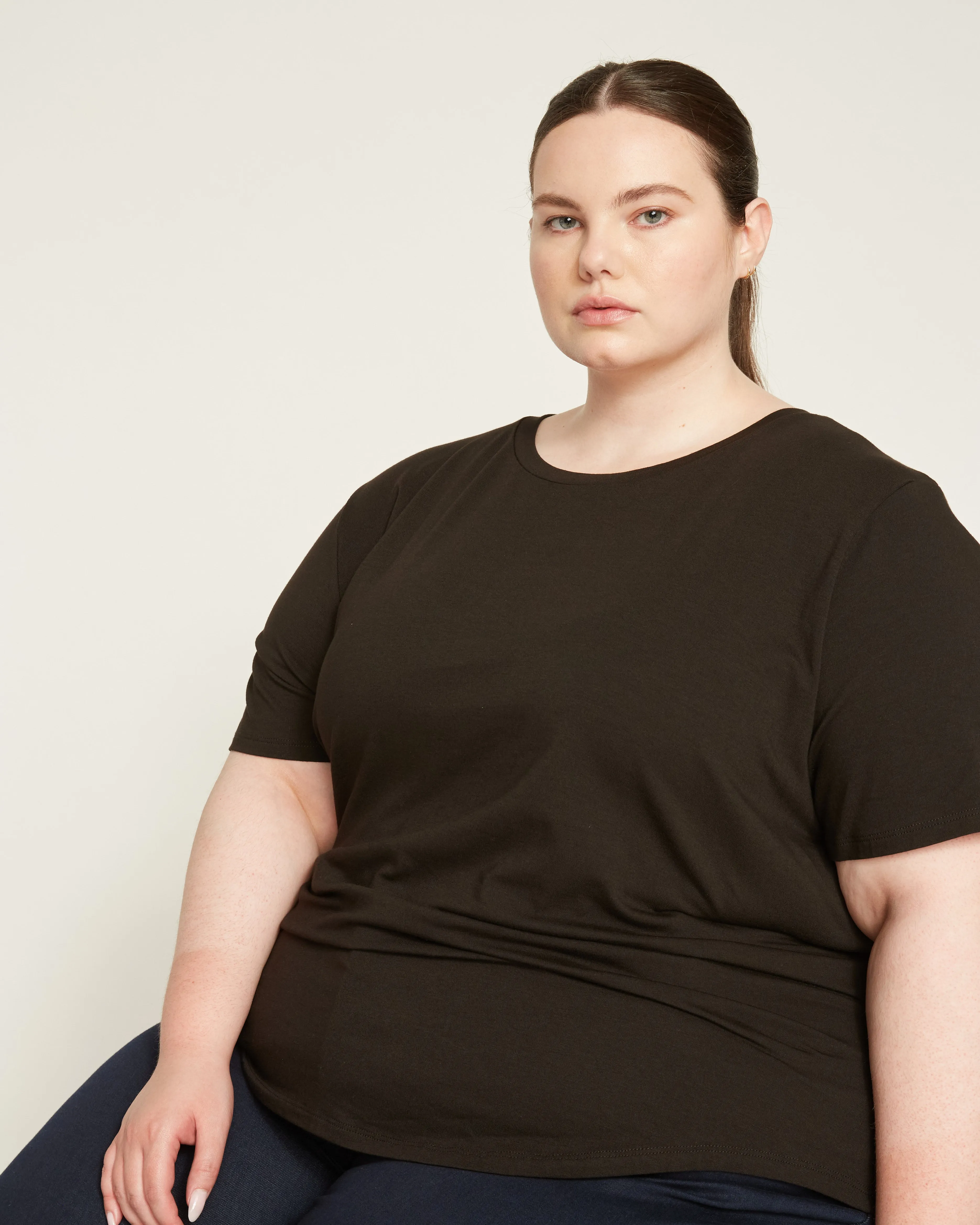 Signature Tee Rex - Black sold by Universal Standard product image thumbnail 5