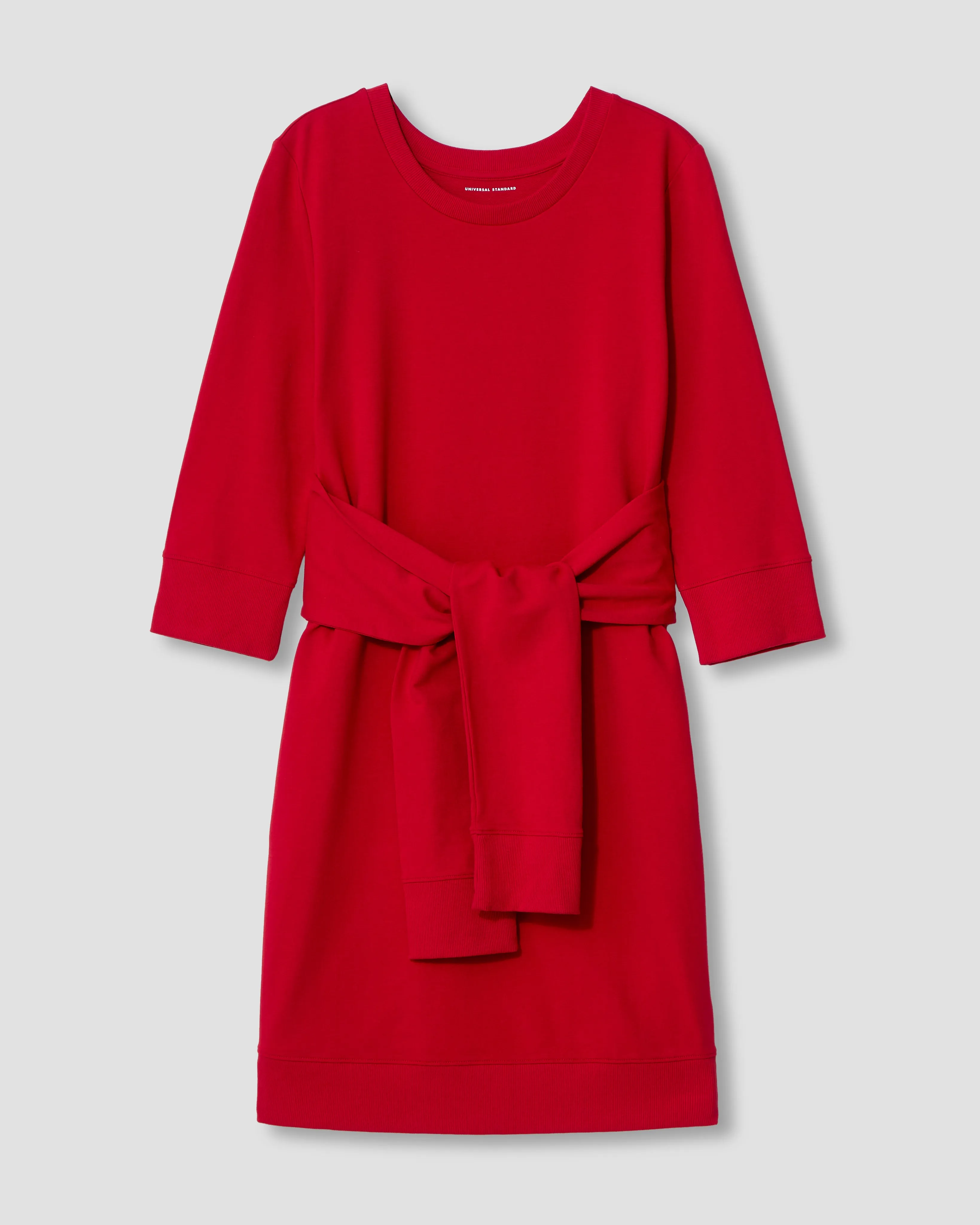 Misa Tie Sweatshirt Dress - Red sold by Universal Standard product image thumbnail 3