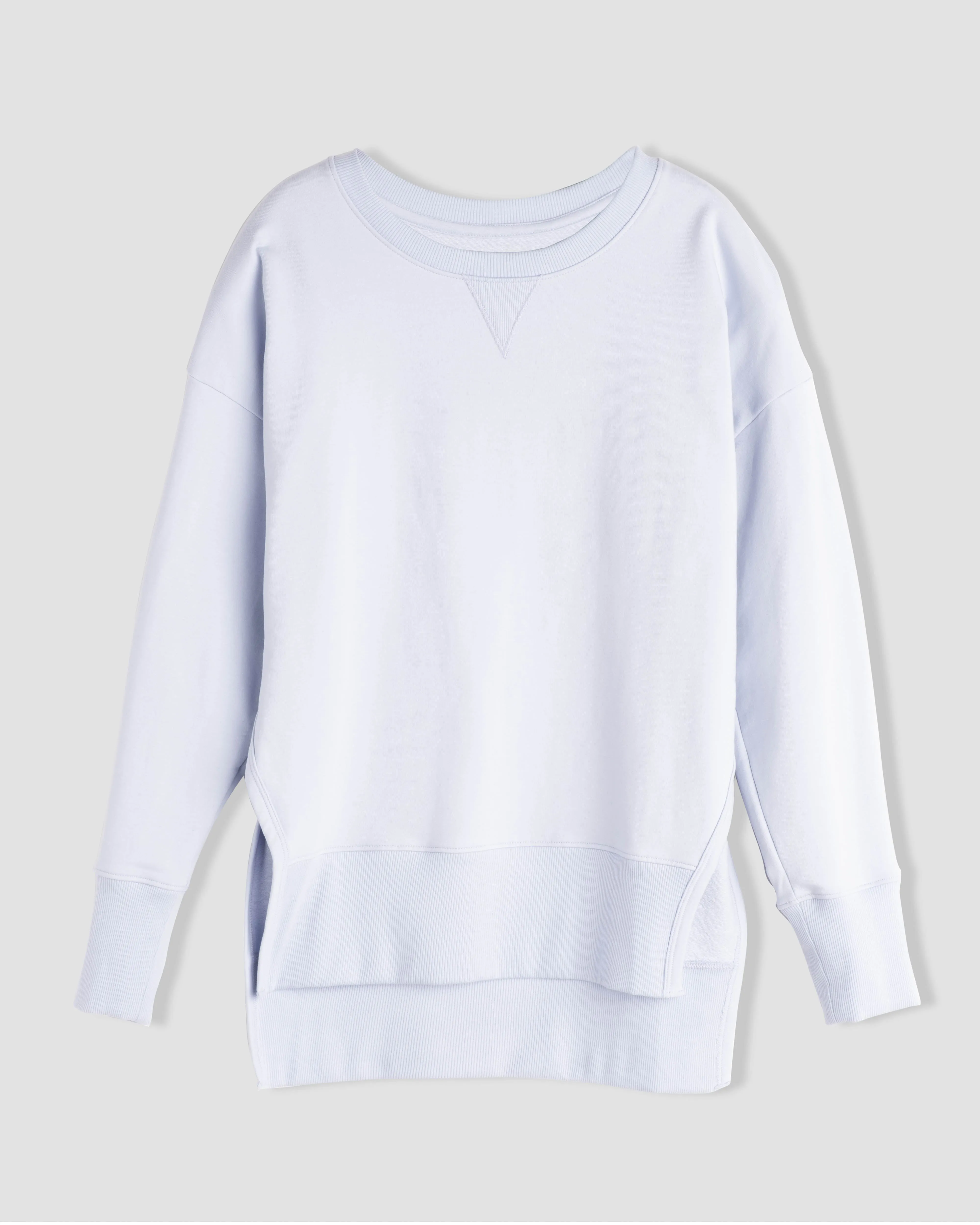 Fiona Side Slit Sweatshirt - Light Blue sold by Universal Standard product image thumbnail 2