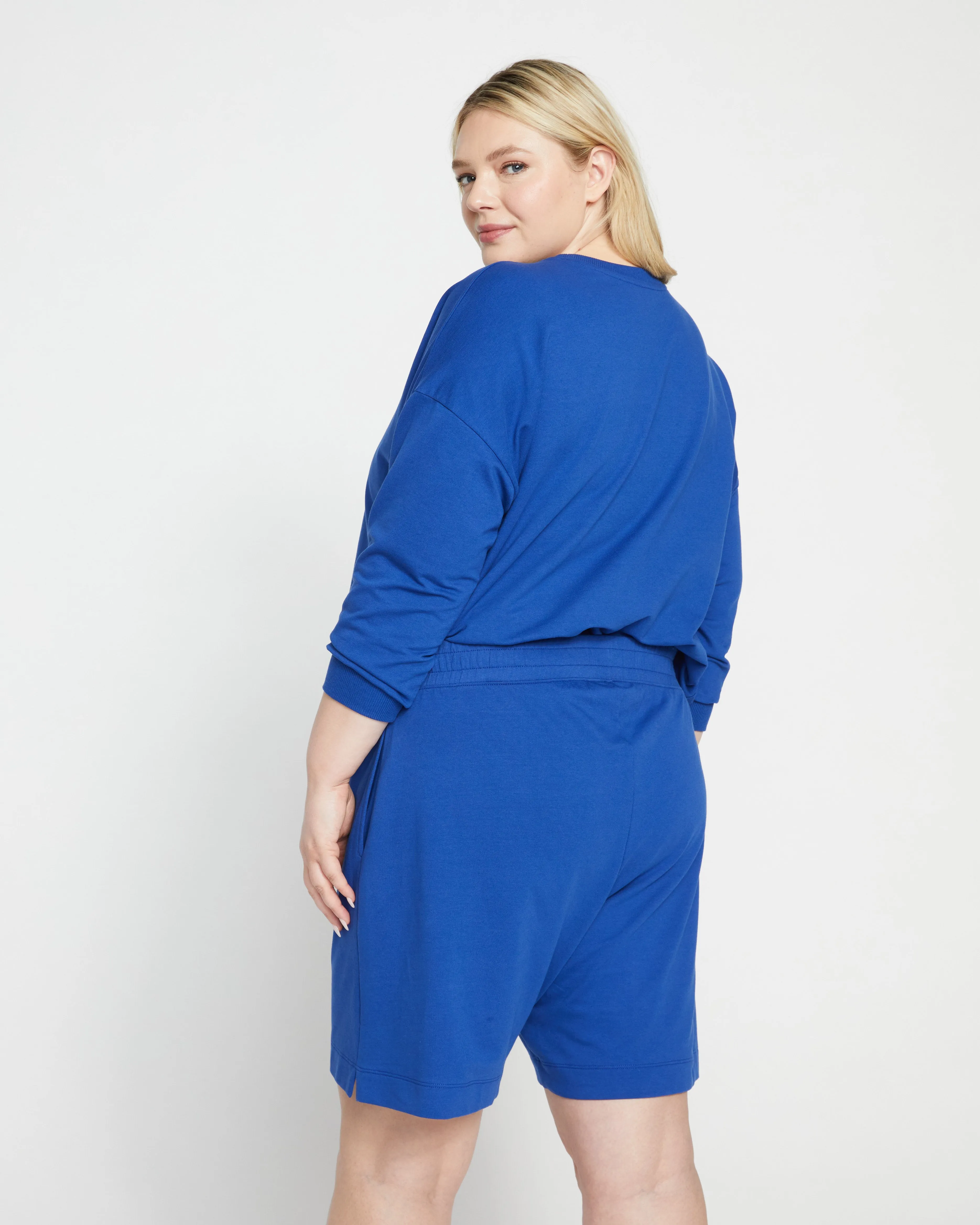 Hayes Sweatshorts - Lapis sold by Universal Standard product image thumbnail 4