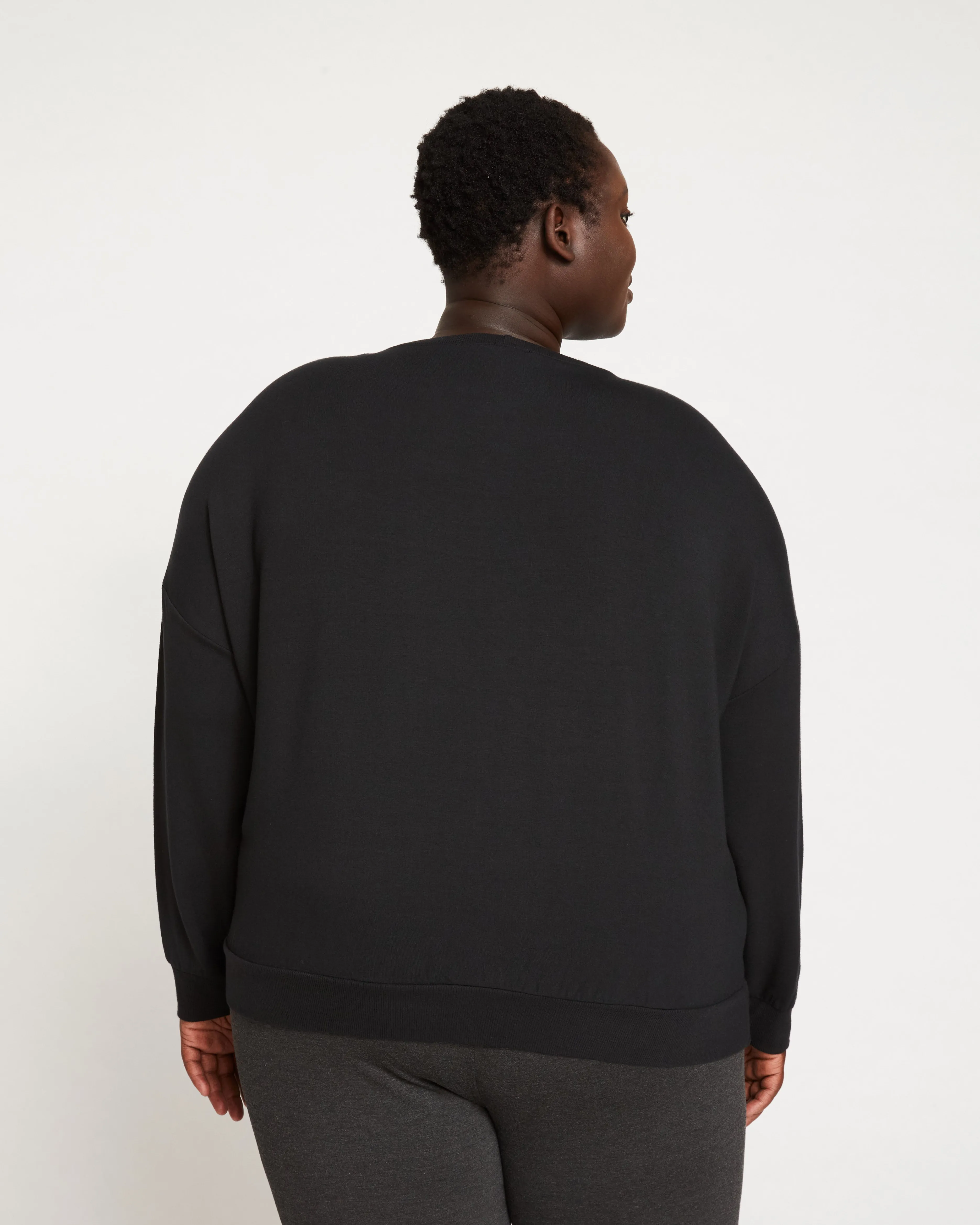 Lauren Classic Sweatshirt - Black sold by Universal Standard product image thumbnail 5