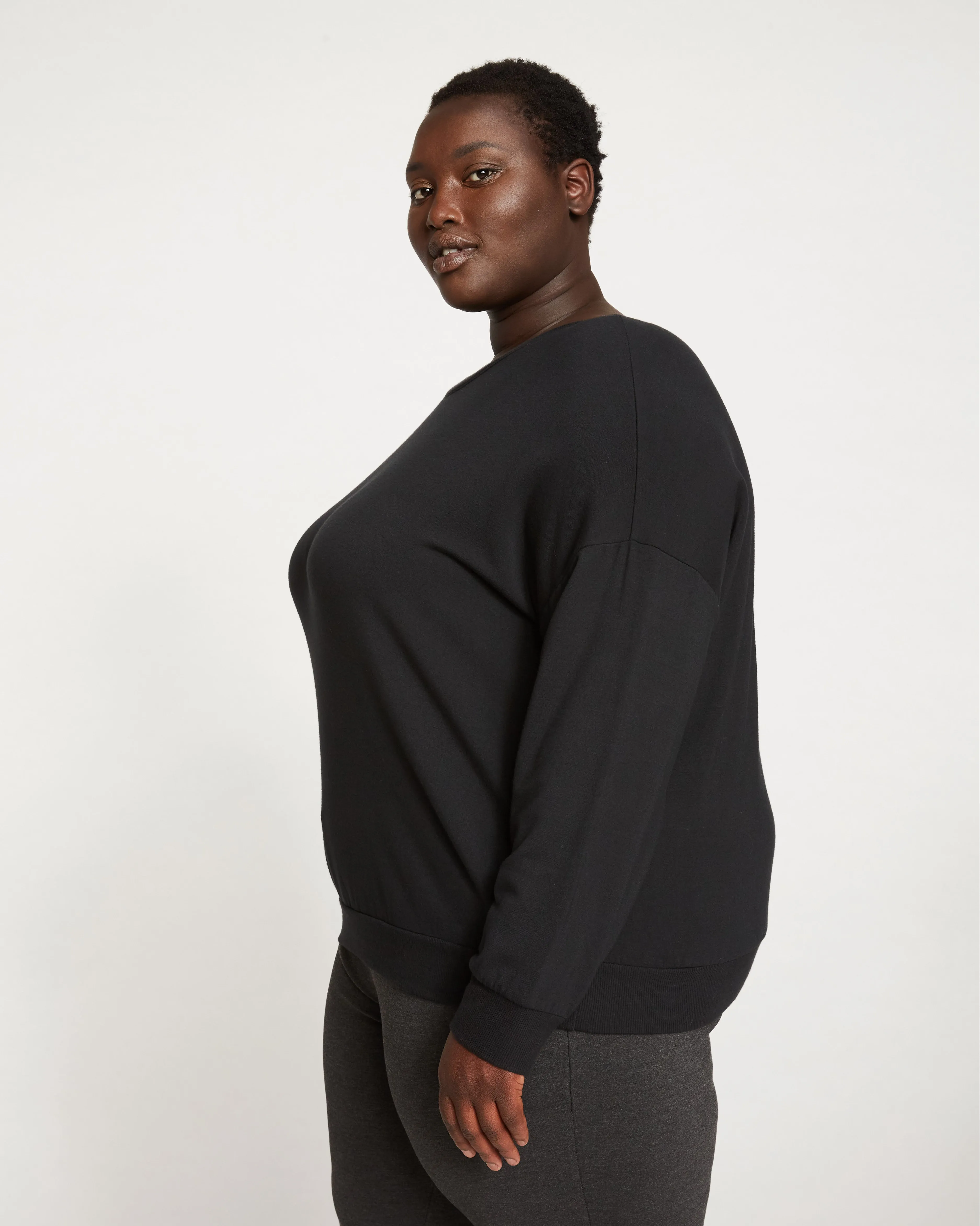 Lauren Classic Sweatshirt - Black sold by Universal Standard product image thumbnail 4