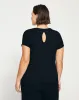 TravelKnit Relaxed Tee - Black sold by Universal Standard