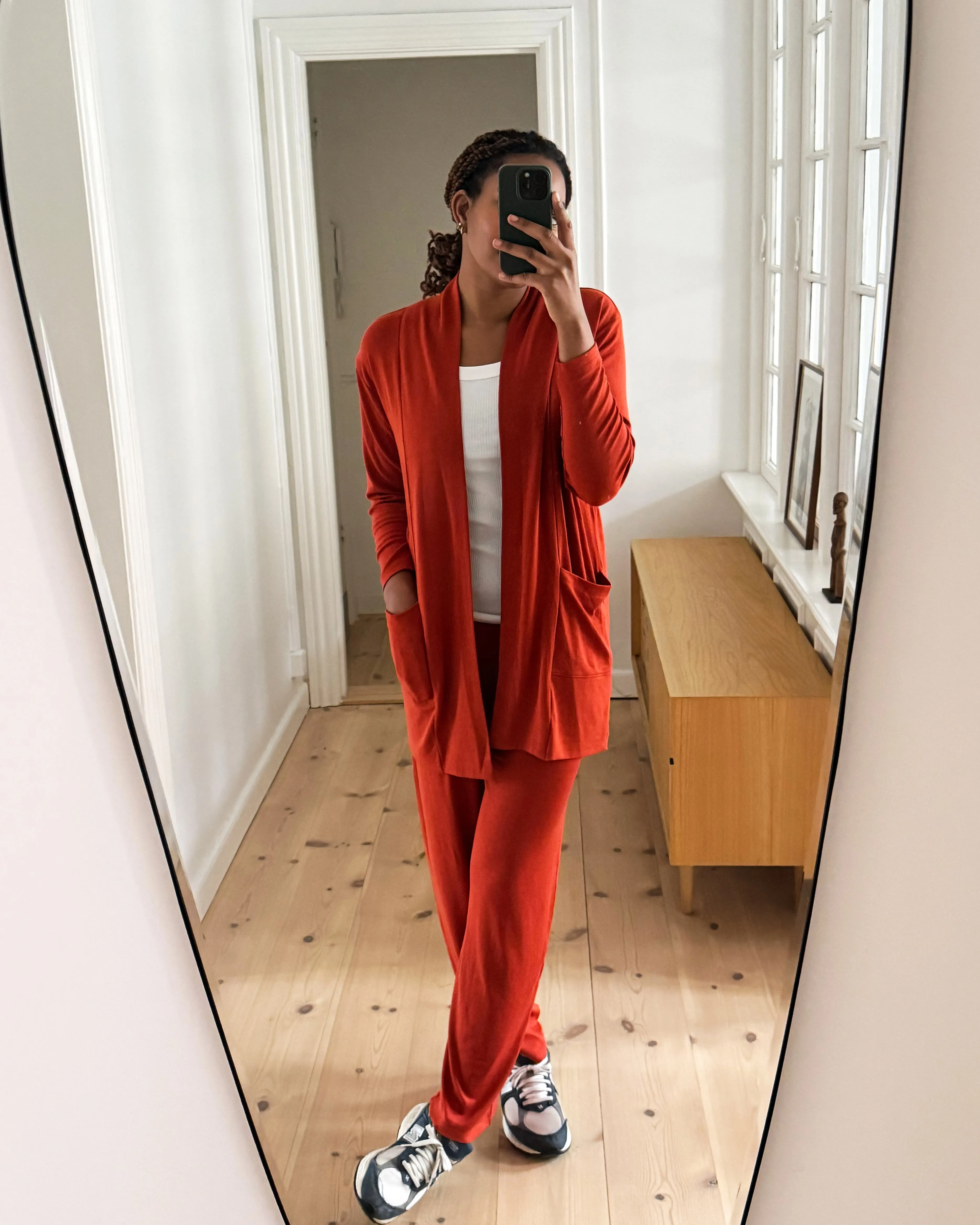 TravelKnit Minimalist Cardigan - Warm Russet sold by Universal Standard product image thumbnail 4