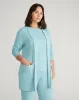 TravelKnit Minimalist Cardigan - Cameo Blue sold by Universal Standard