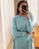 TravelKnit Minimalist Cardigan - Cameo Blue sold by Universal Standard