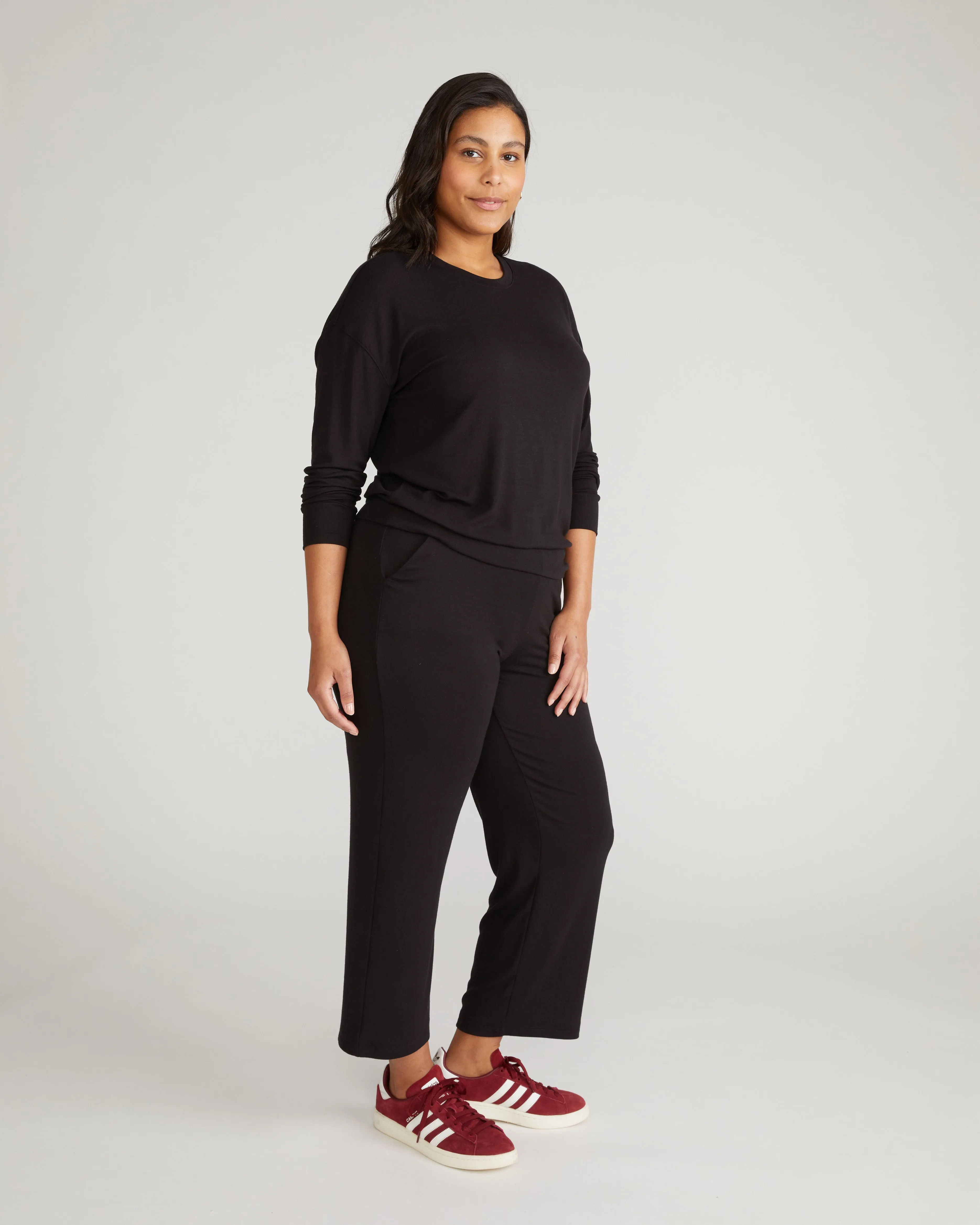 TravelKnit Relaxed Pants - Black sold by Universal Standard product image thumbnail 3