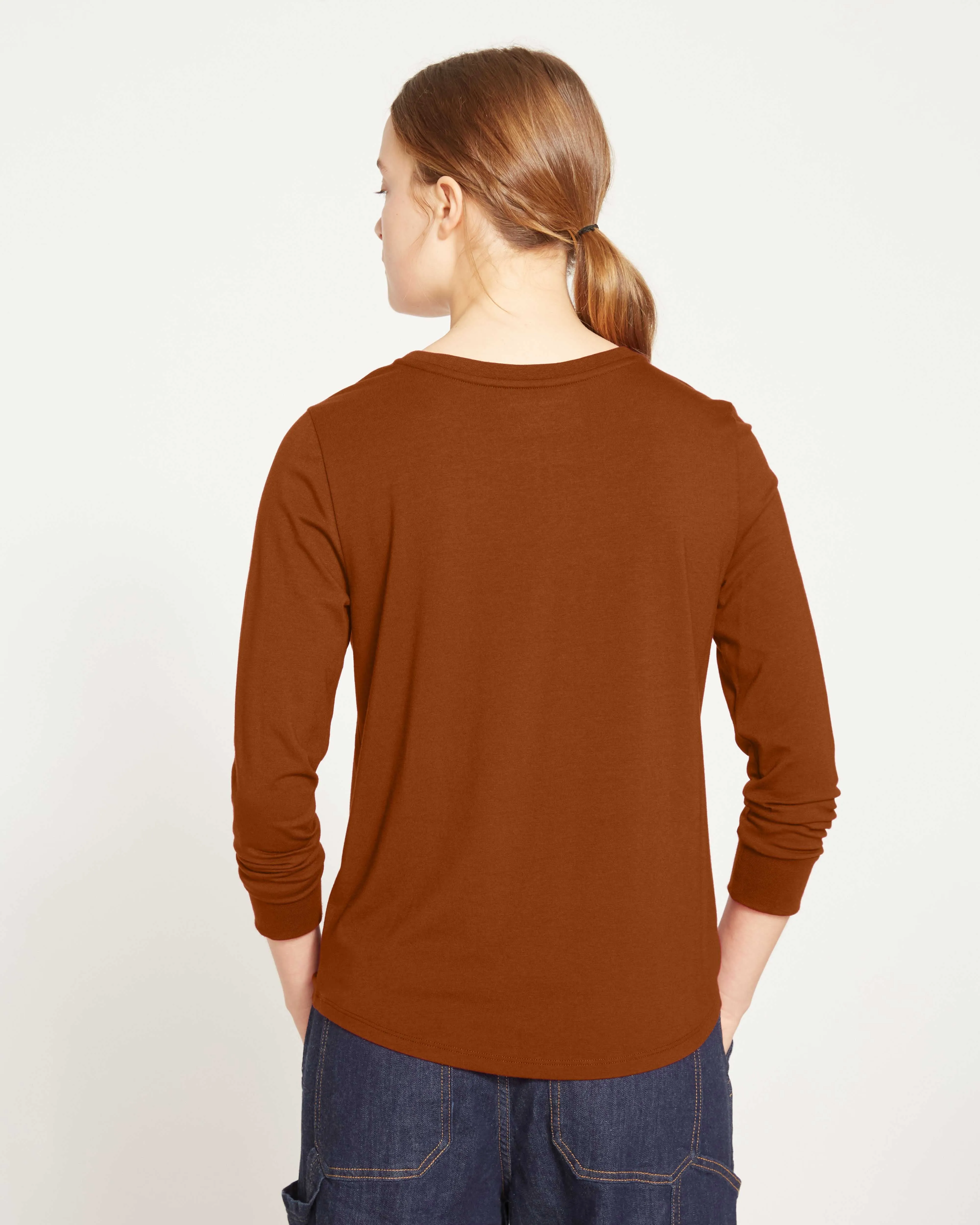 Long Sleeve Tee Rex - Caramel Cafe sold by Universal Standard product image thumbnail 4
