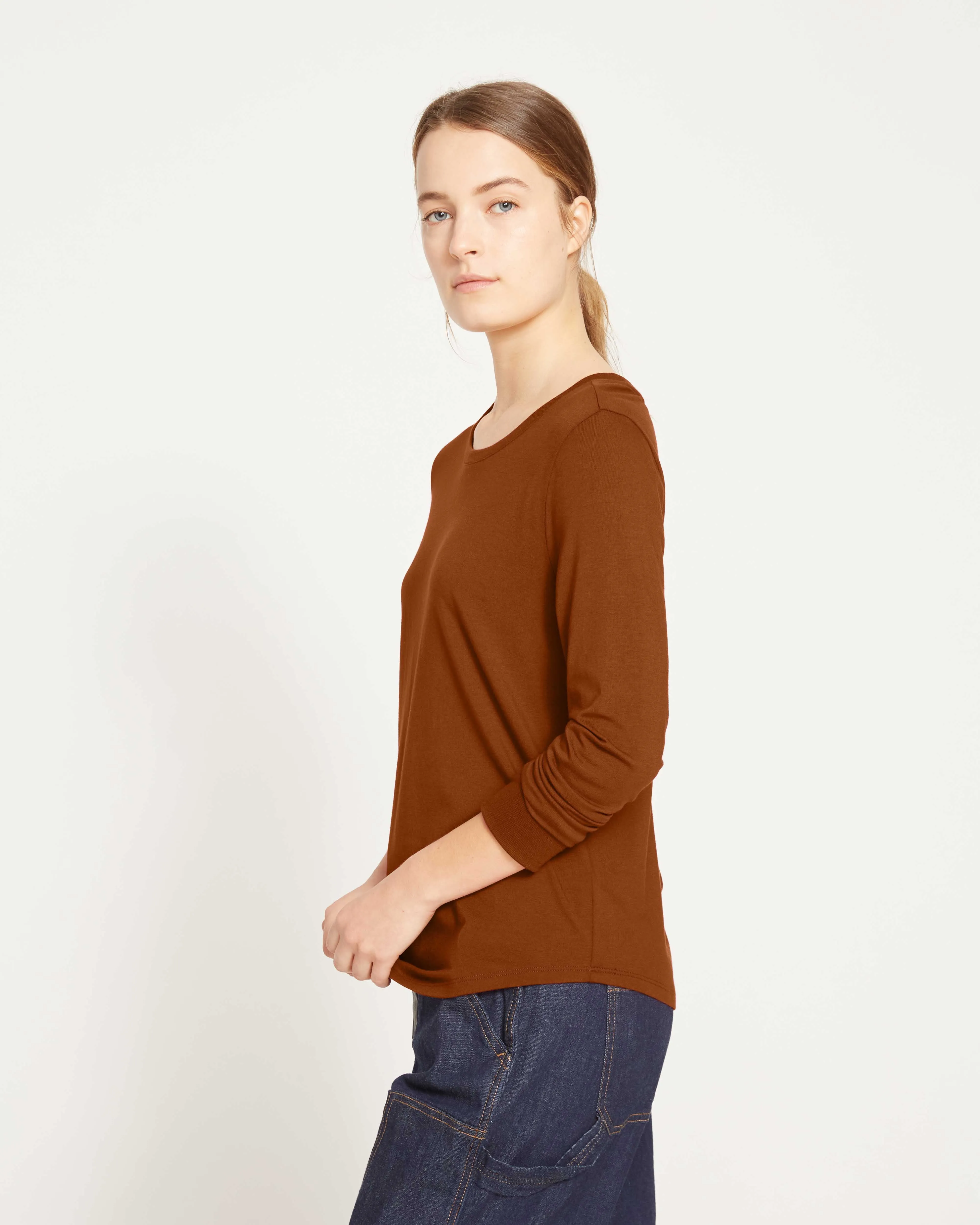 Long Sleeve Tee Rex - Caramel Cafe sold by Universal Standard product image thumbnail 2