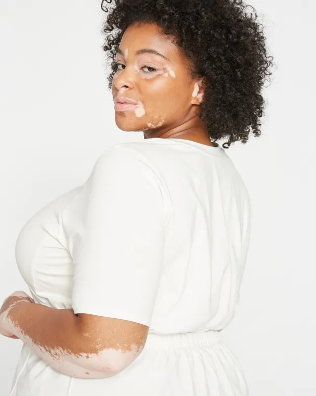 Afternoon Tee - Dove Grey sold by Universal Standard