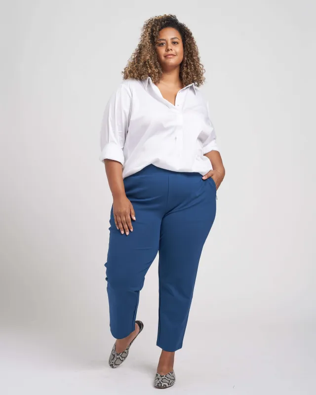 Smart Signature Ponte Pants - True Blue made by Universal Standard