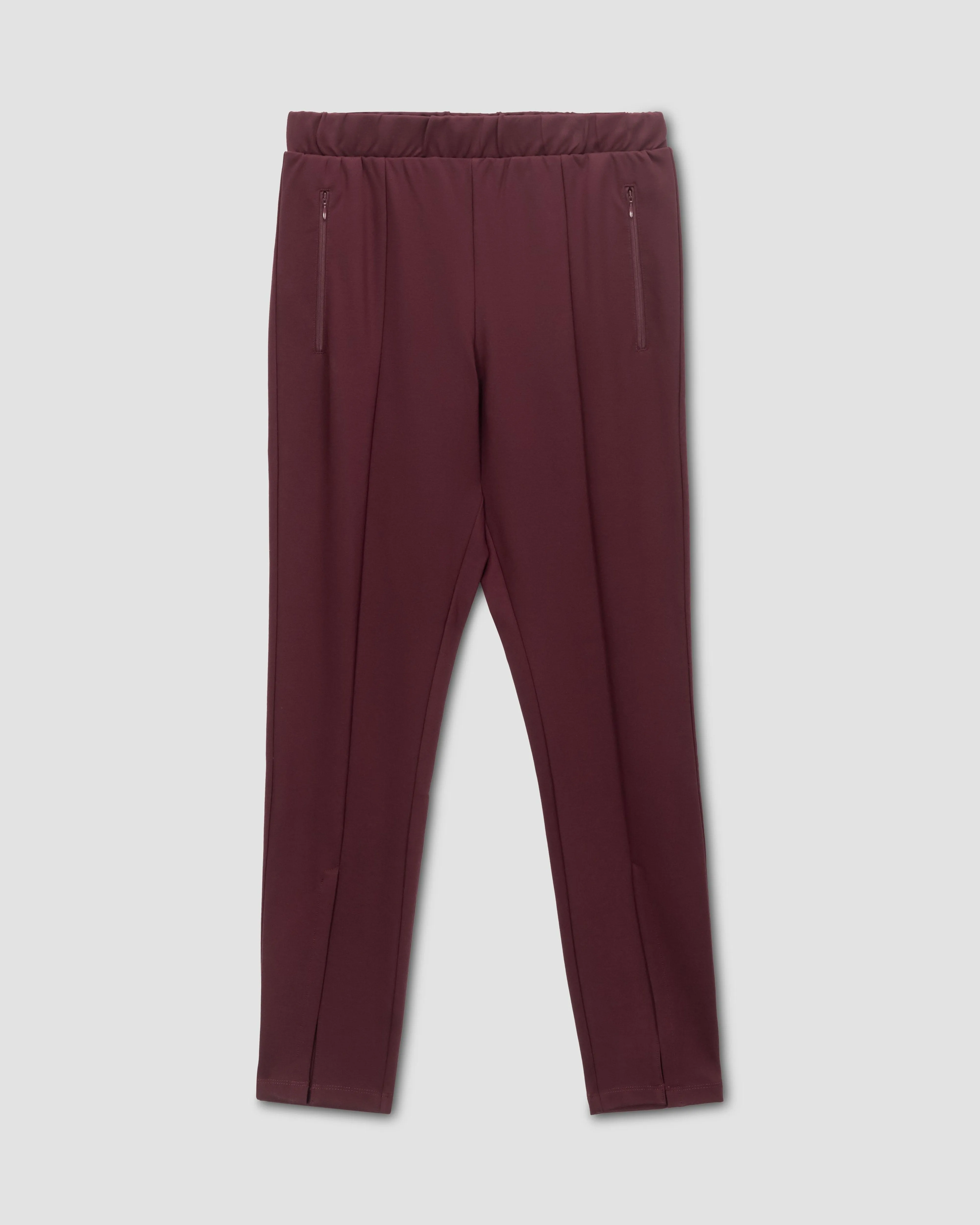 Flaunt Slit Signature Ponte Pants - Oxblood sold by Universal Standard product image thumbnail 2