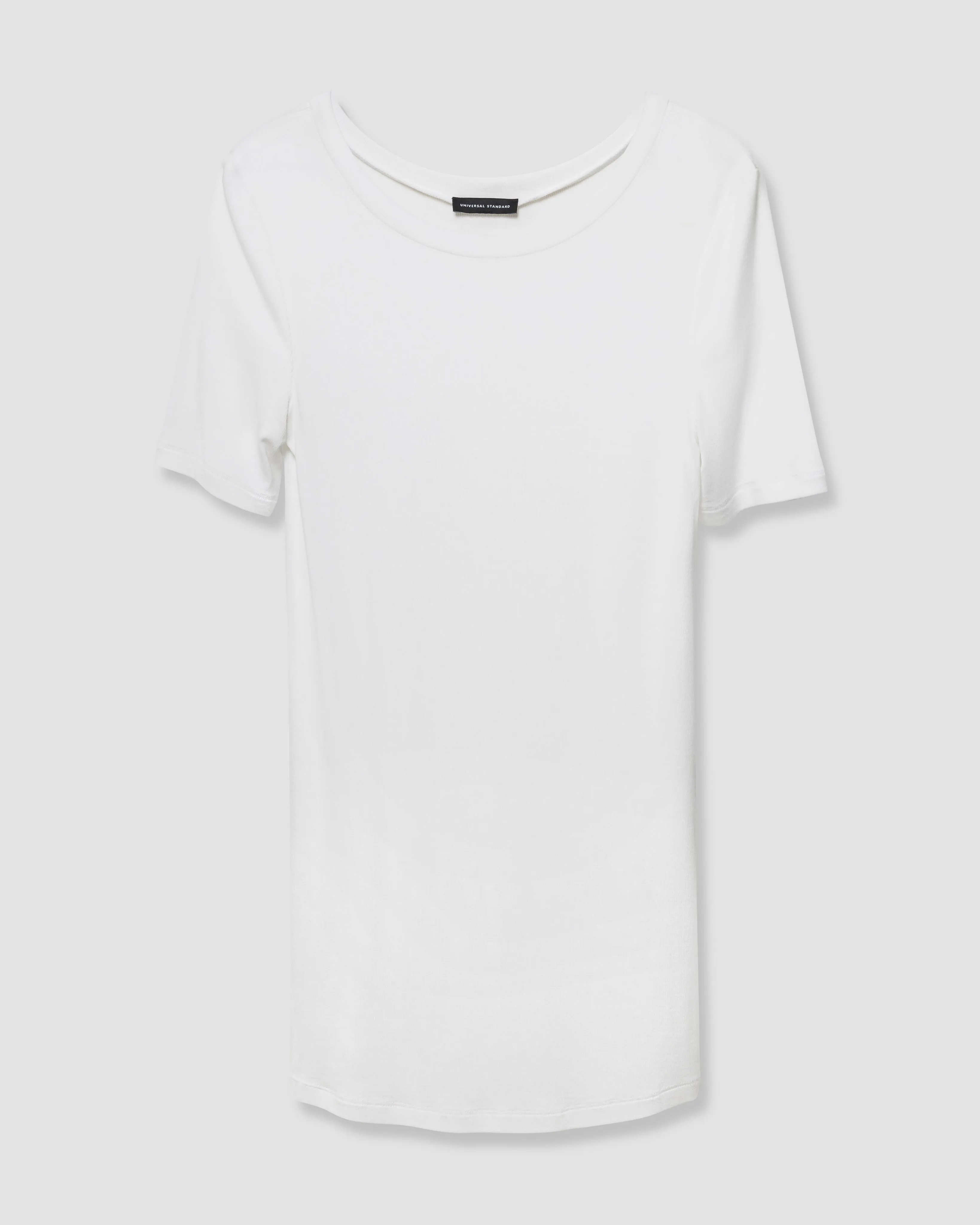 Foundation Short Sleeve Crew Neck Tee - White sold by Universal Standard product image thumbnail 2