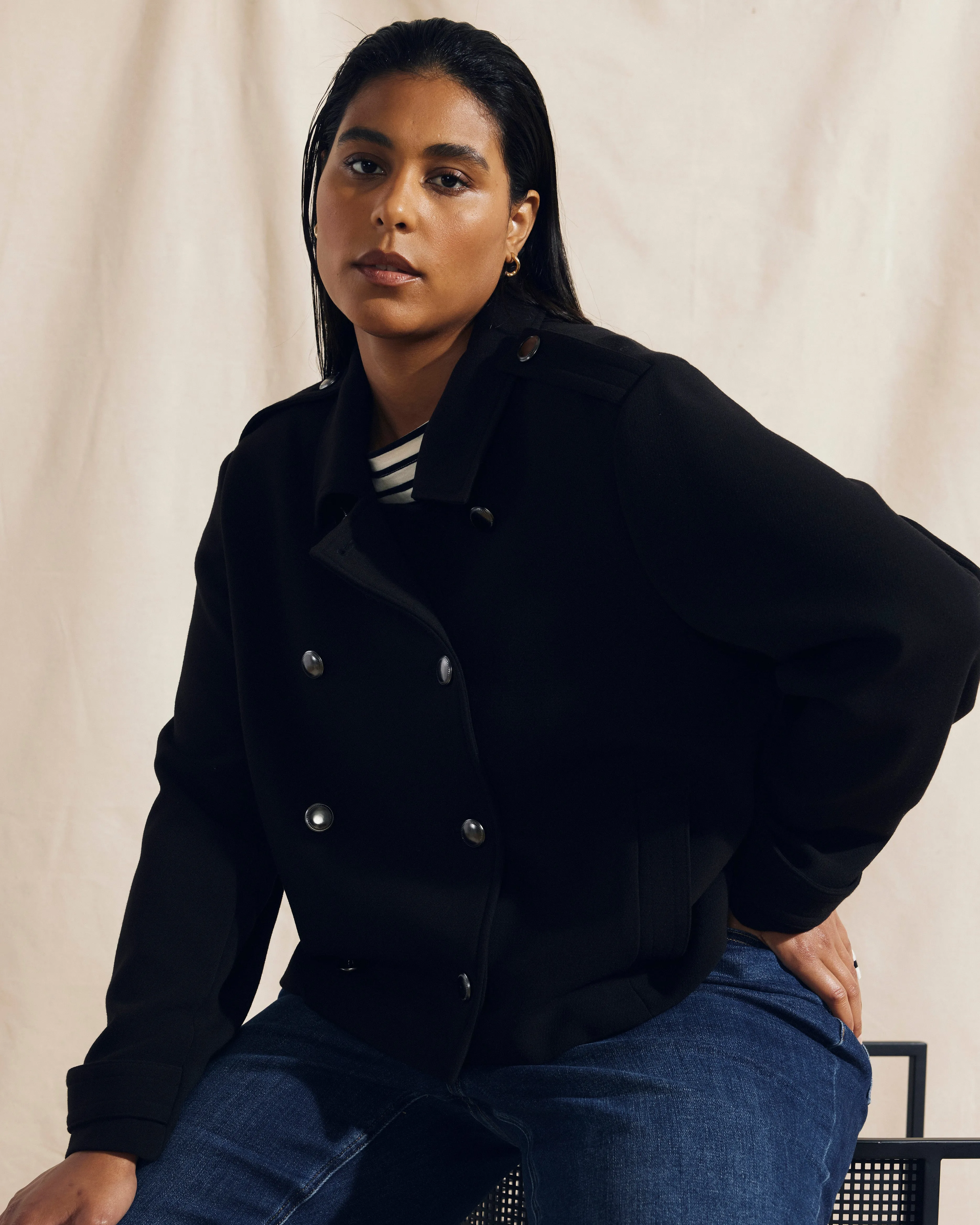 Rivington Jacket - Black sold by Universal Standard product image thumbnail 2