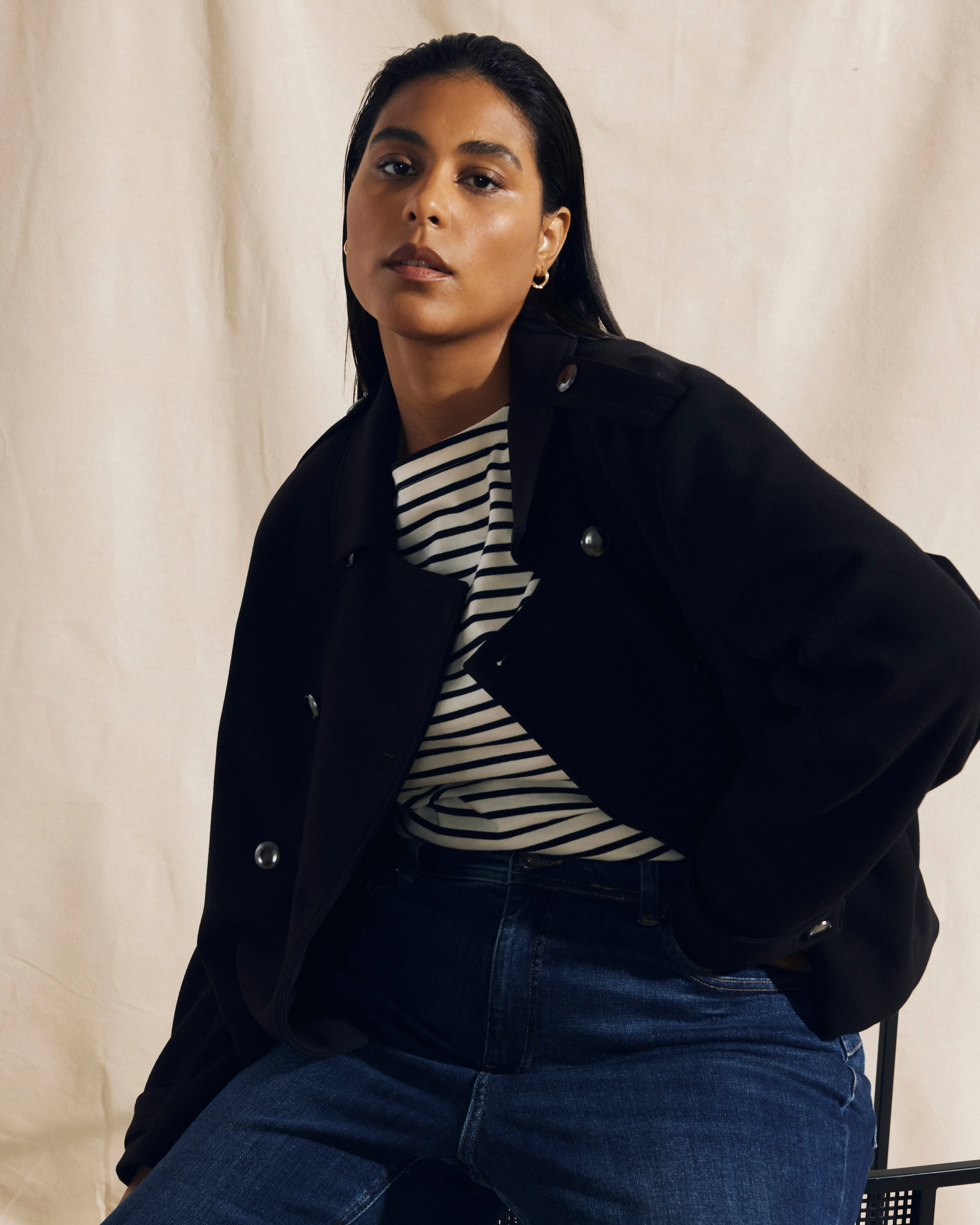 Rivington Jacket - Black sold by Universal Standard