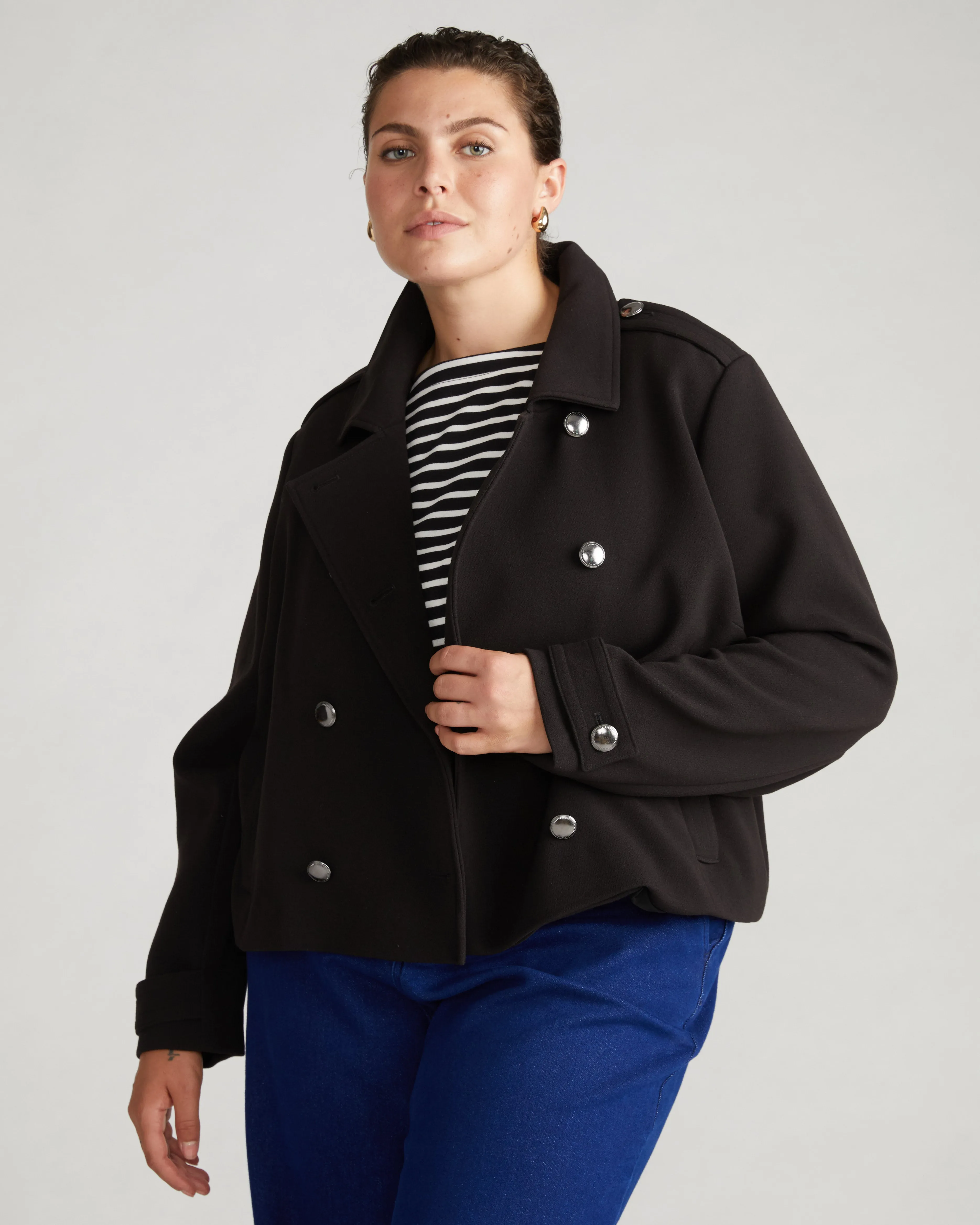 Rivington Jacket - Black sold by Universal Standard product image thumbnail 4