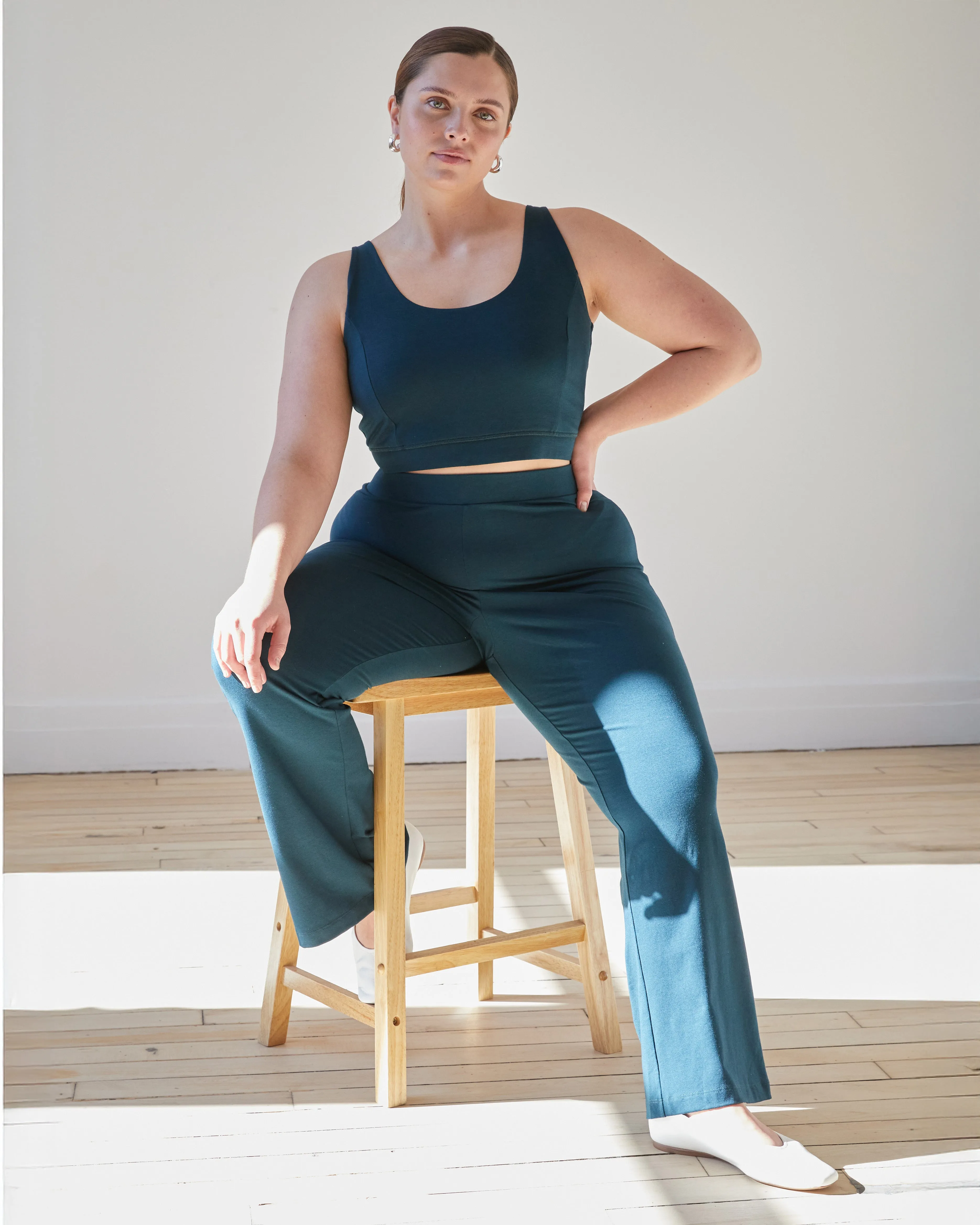 Roya Bootcut Legging - Deep Sea sold by Universal Standard product image thumbnail 5