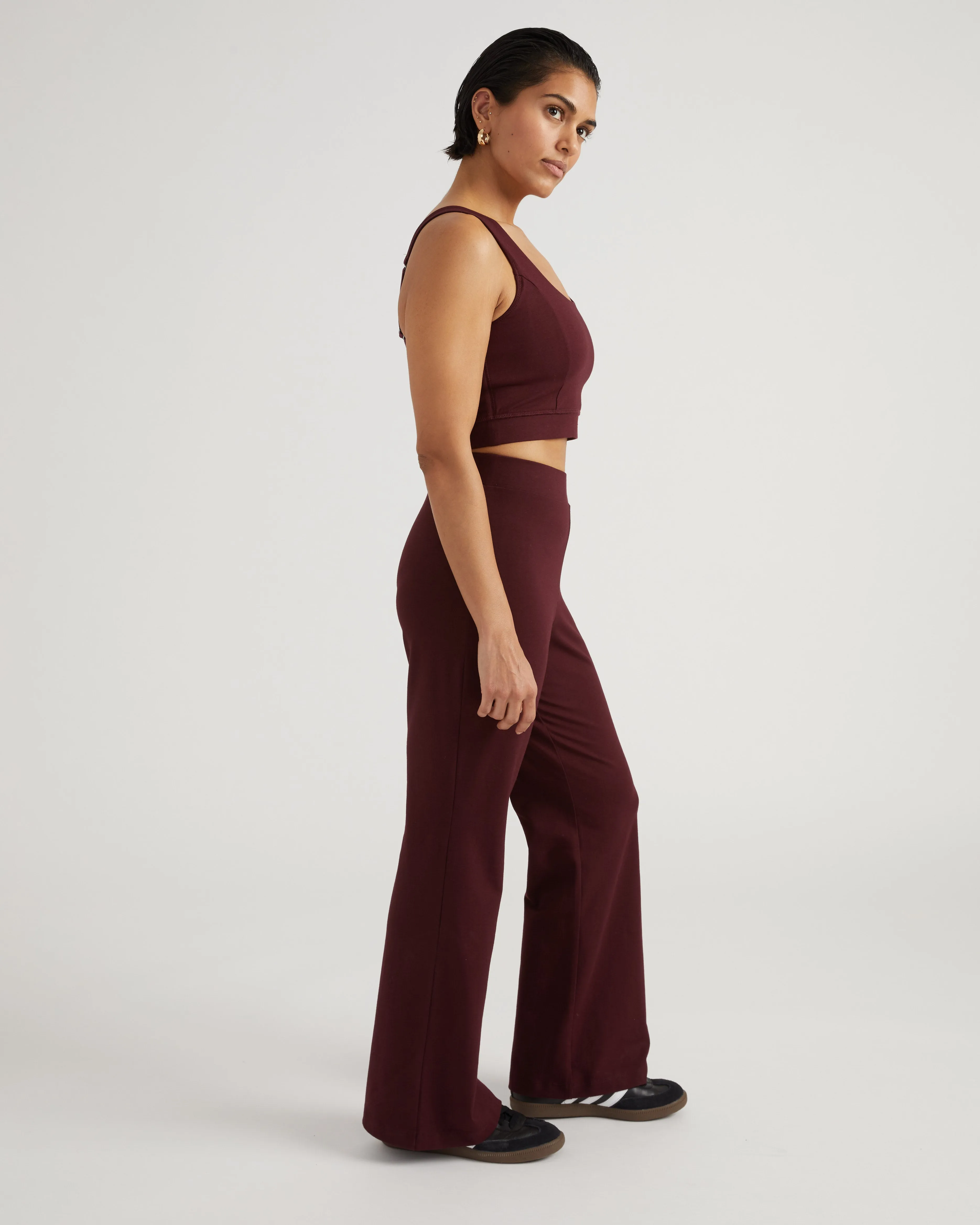 Roya Bootcut Legging - Black Cherry sold by Universal Standard product image thumbnail 4